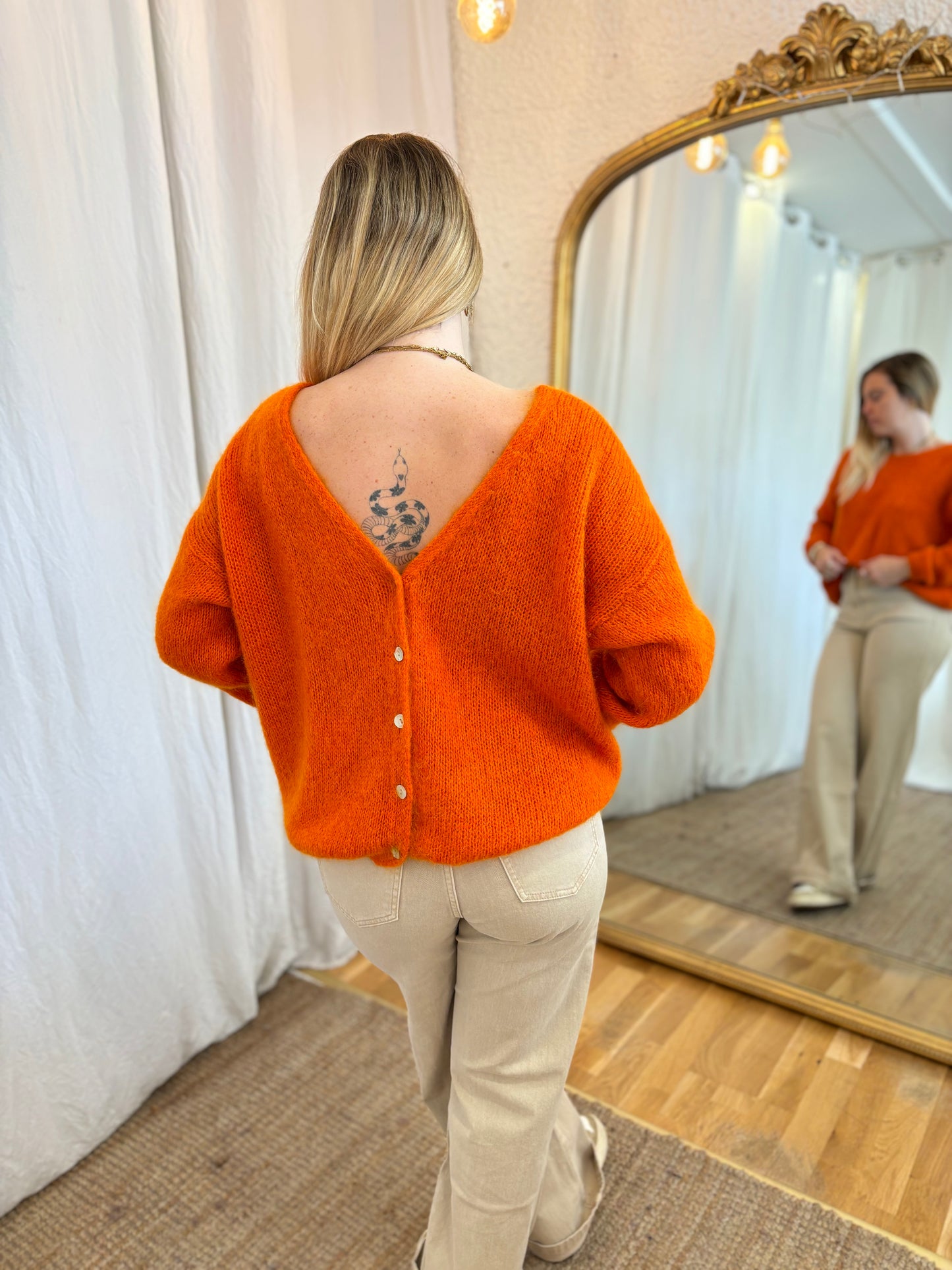 59 - Gilet LOU - Citrouille 🧡