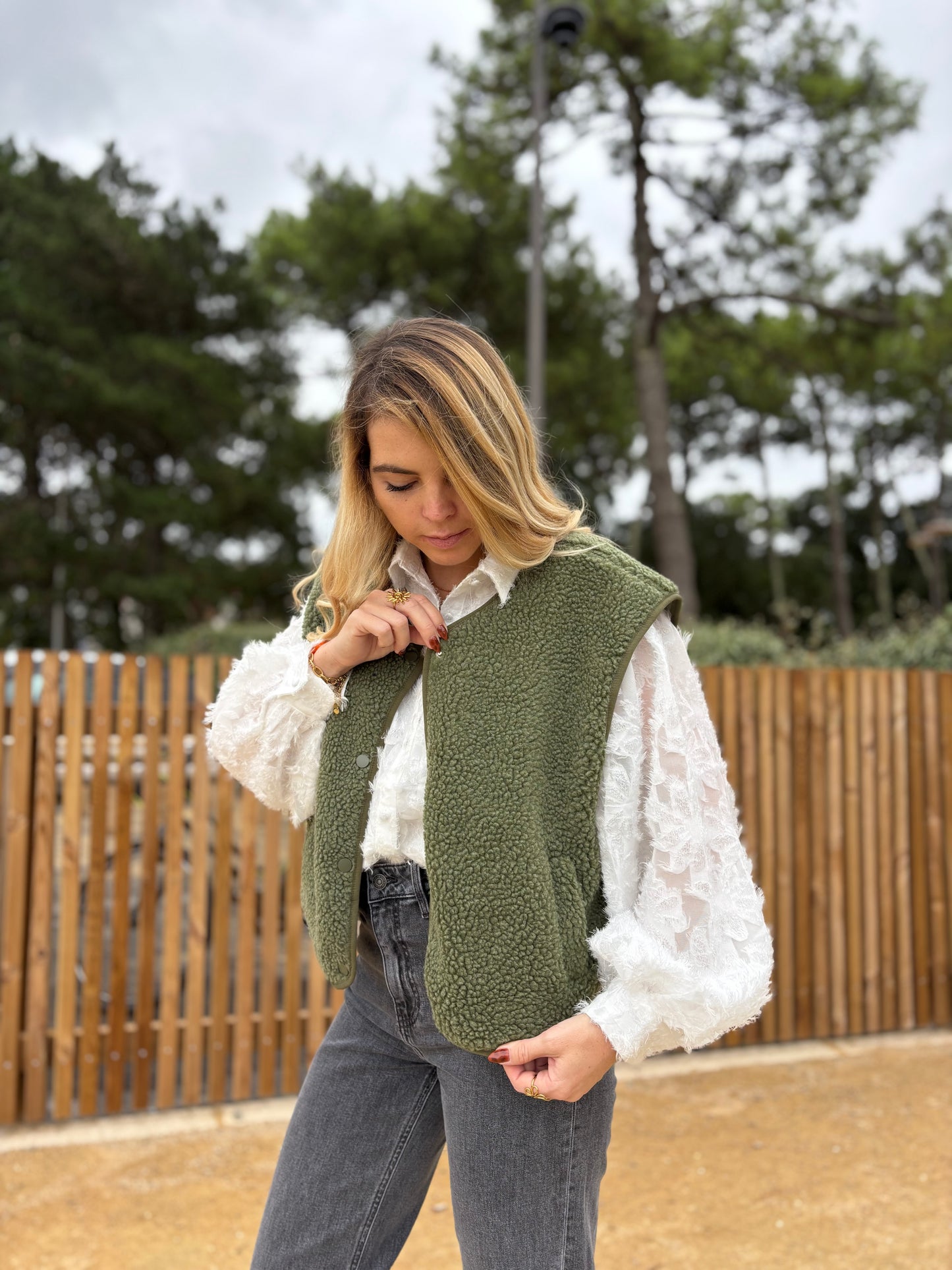 Veste sans manches ABY Kaki