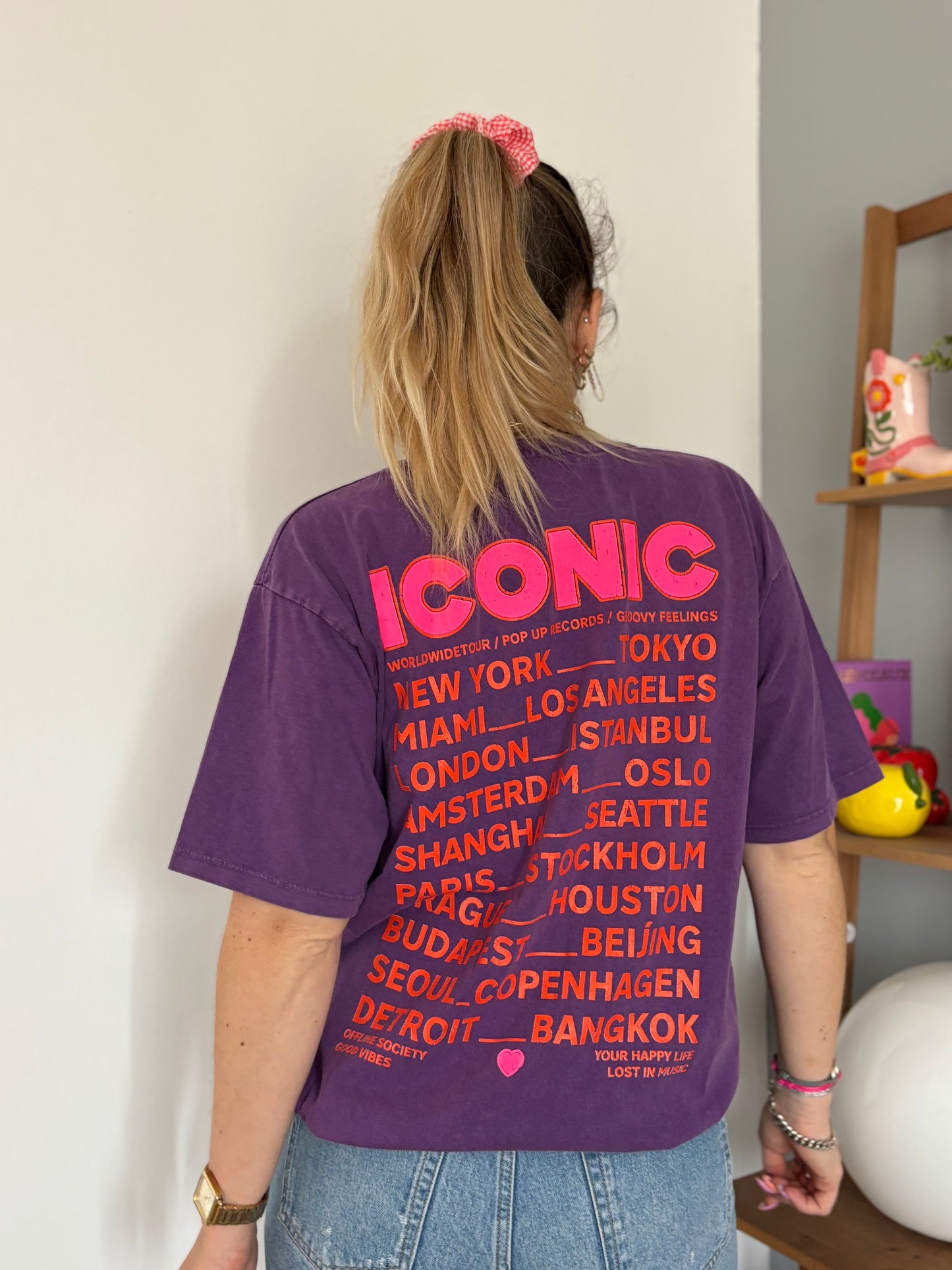 T-shirt ICONIC Violet