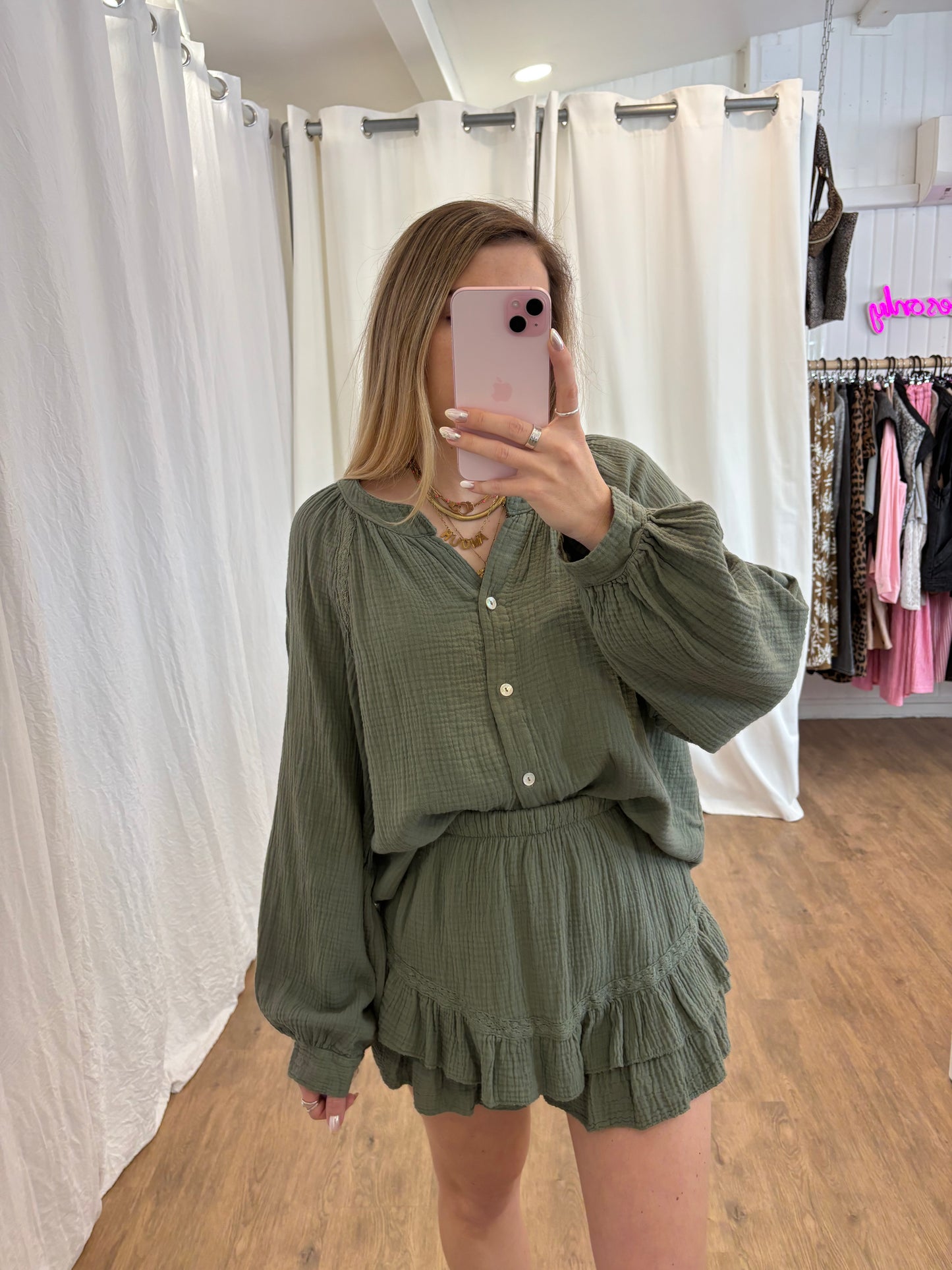 Blouse LYA Kaki