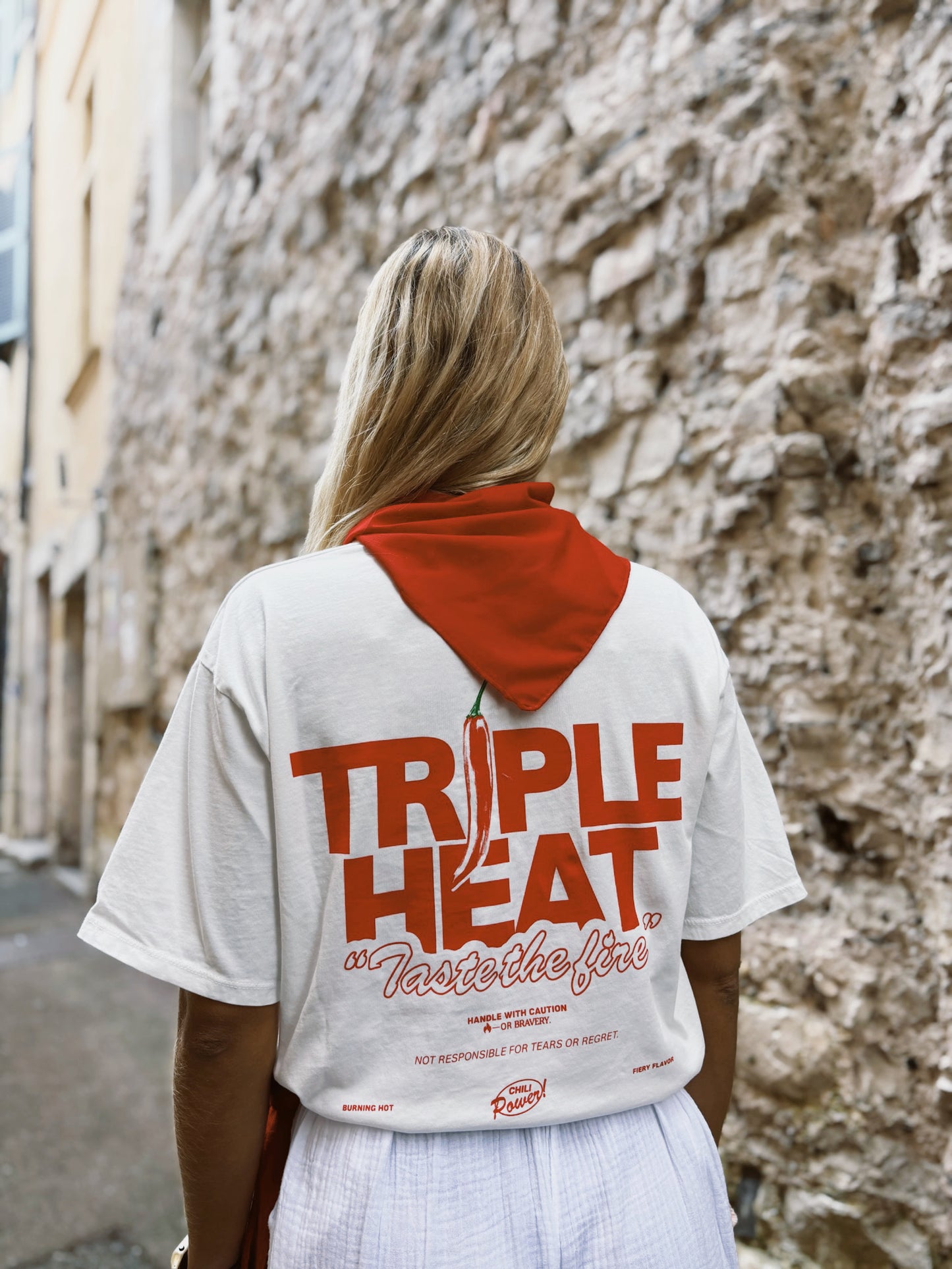 T-shirt TRIPLE HEAT Blanc