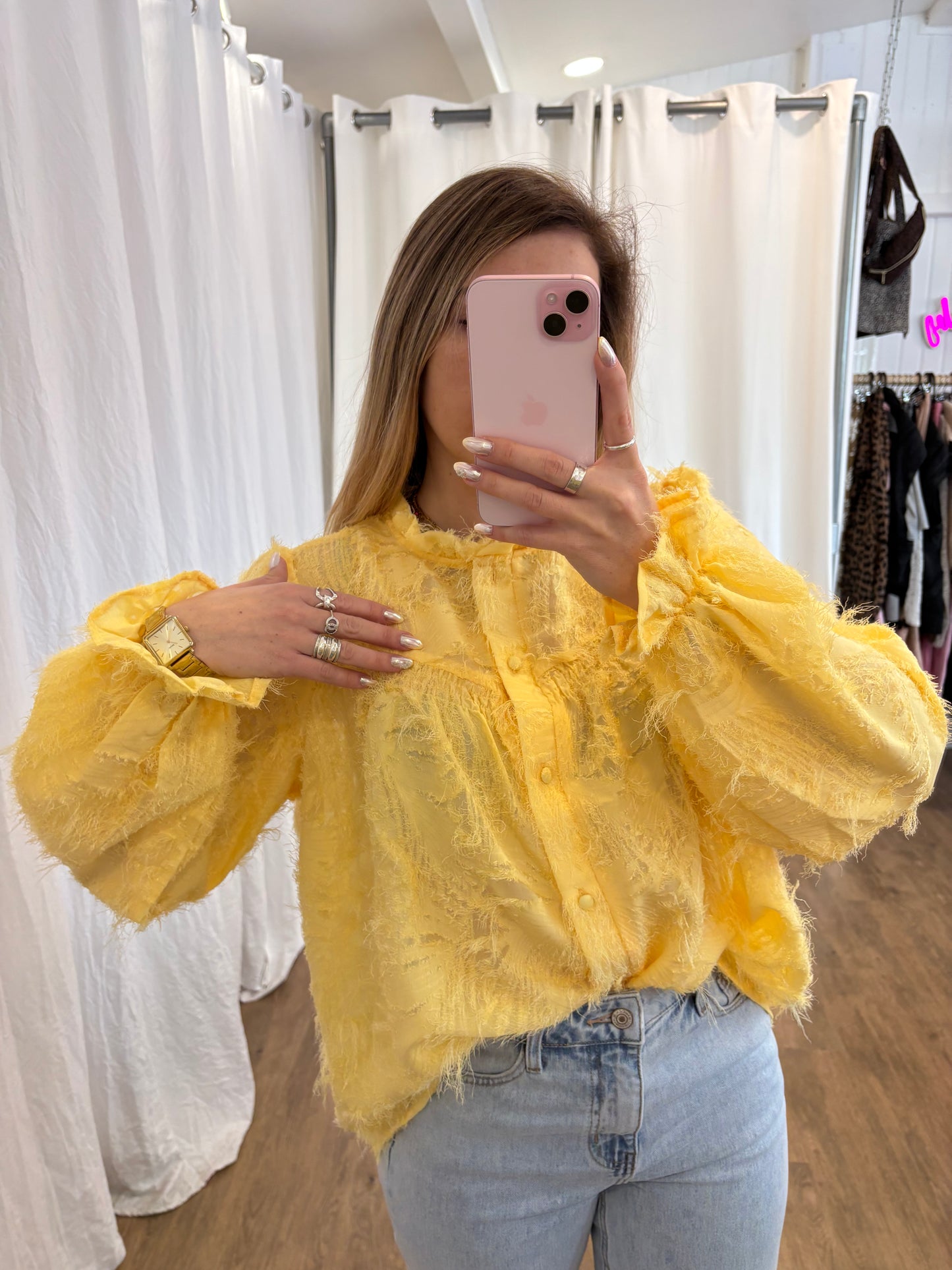 Chemise AINA Jaune