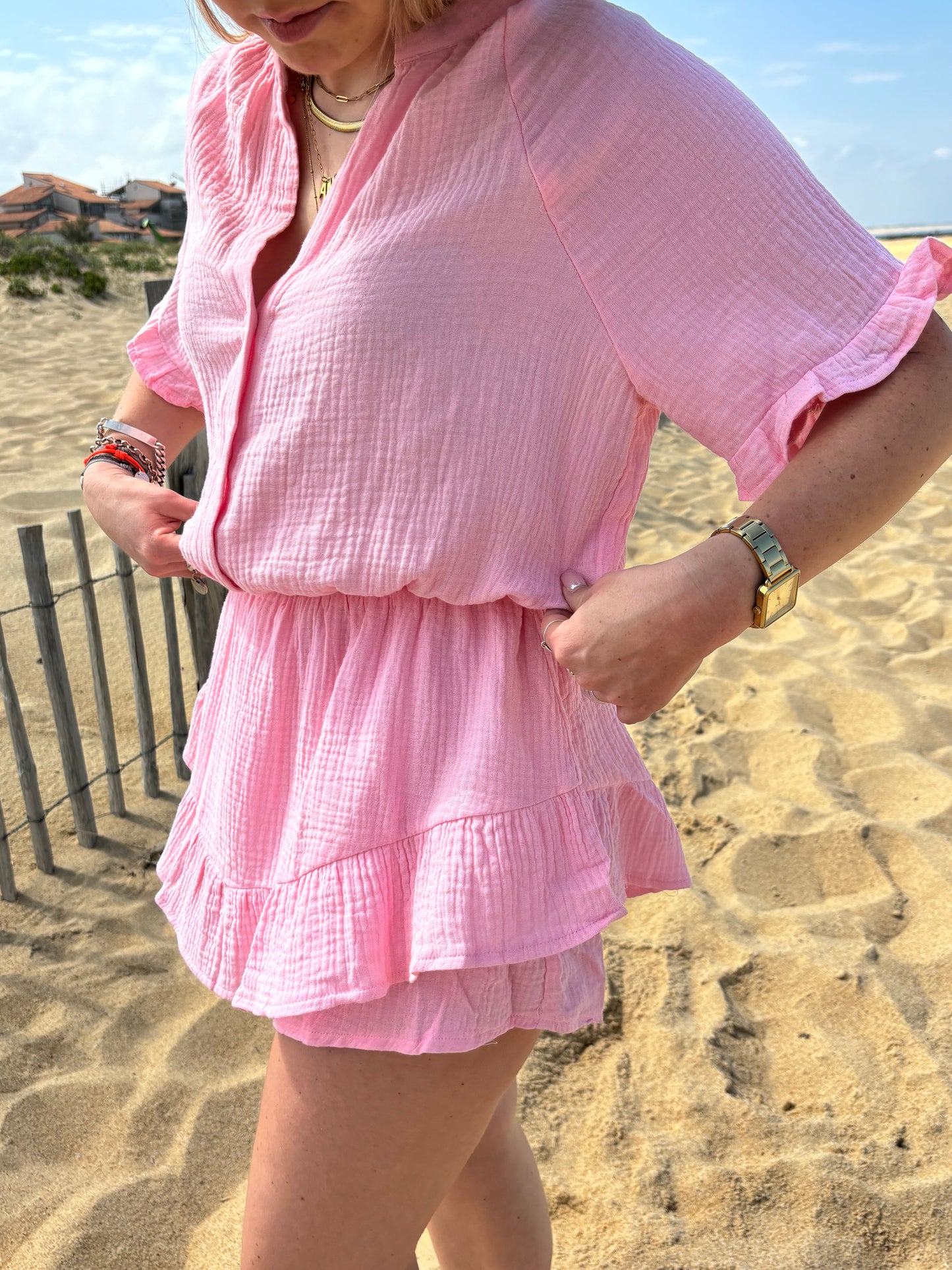 Combishort ALBANE Rose