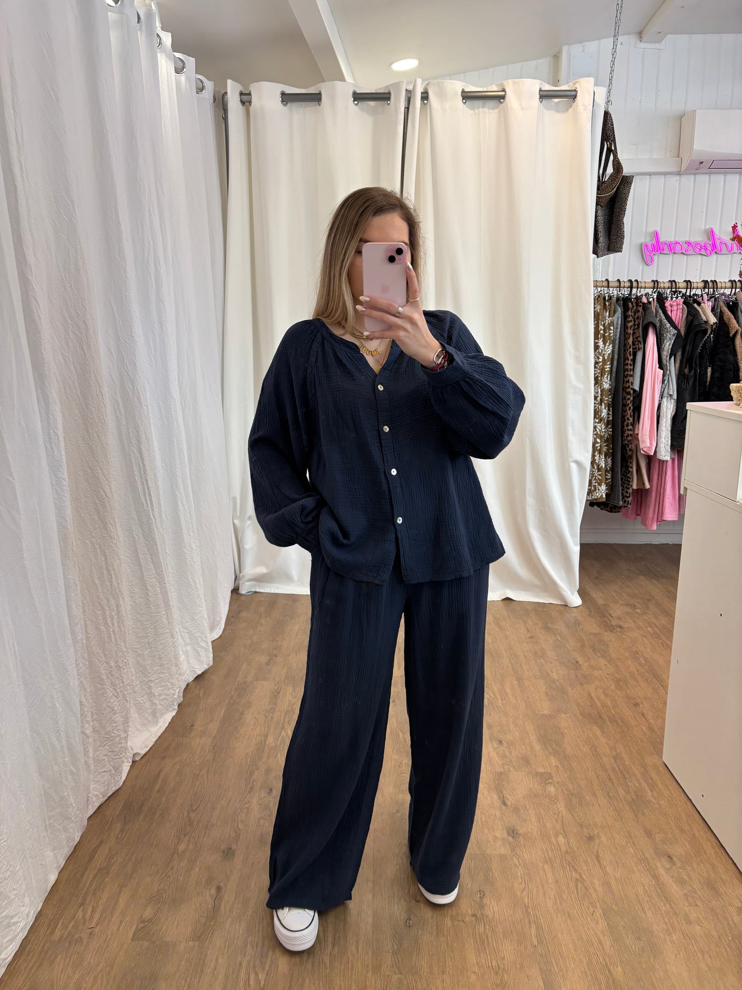 Pantalon LYA Bleu marine