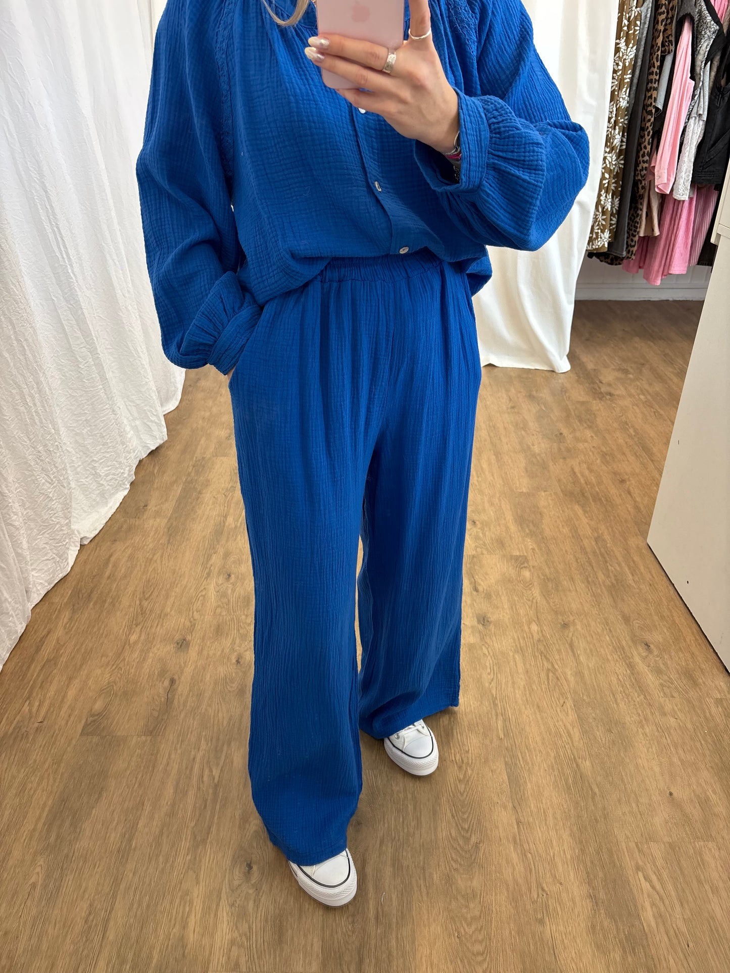 Pantalon LYA Bleu électrique
