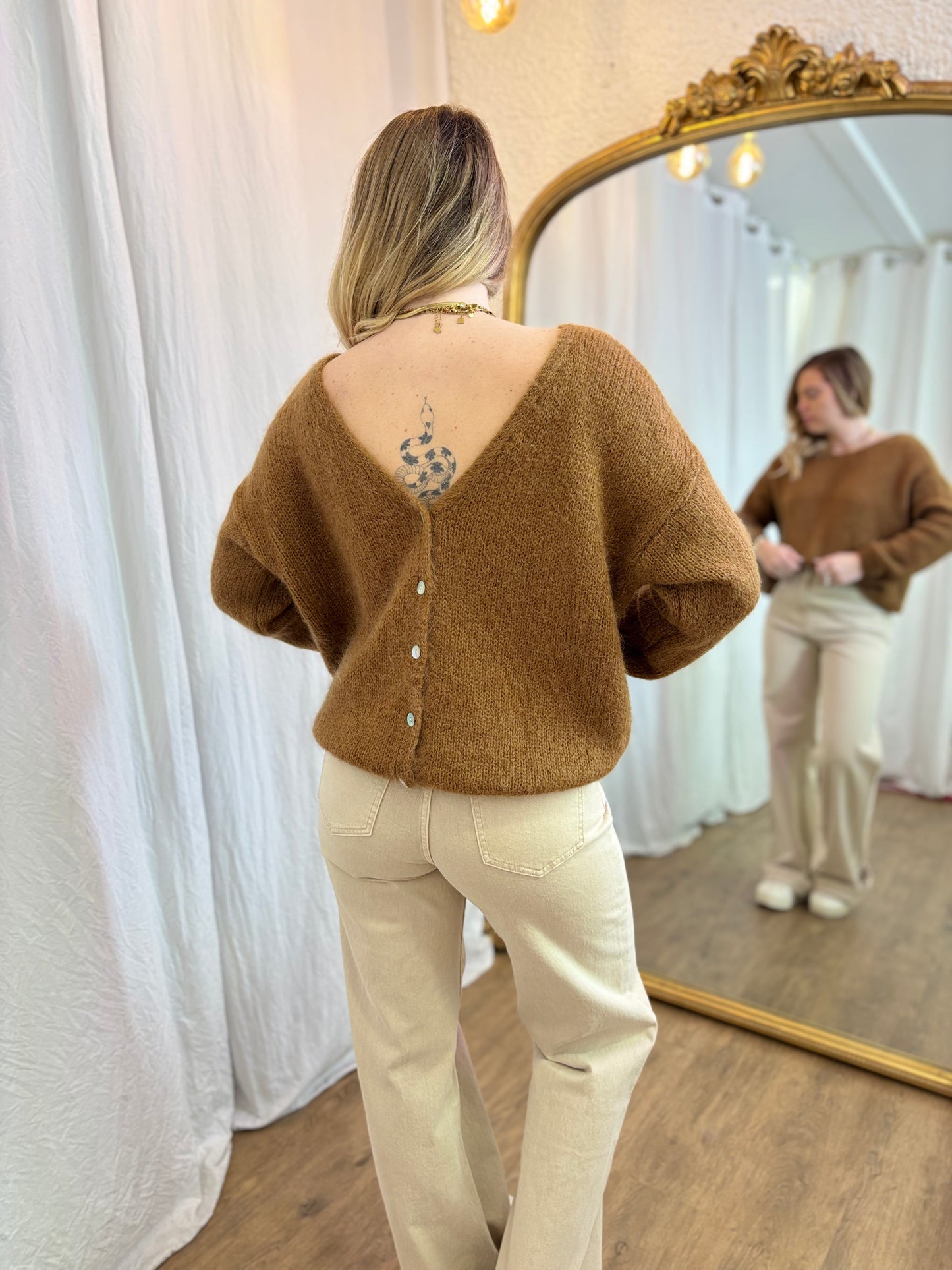 67 - Gilet LOU - Macchiato đ§Ą