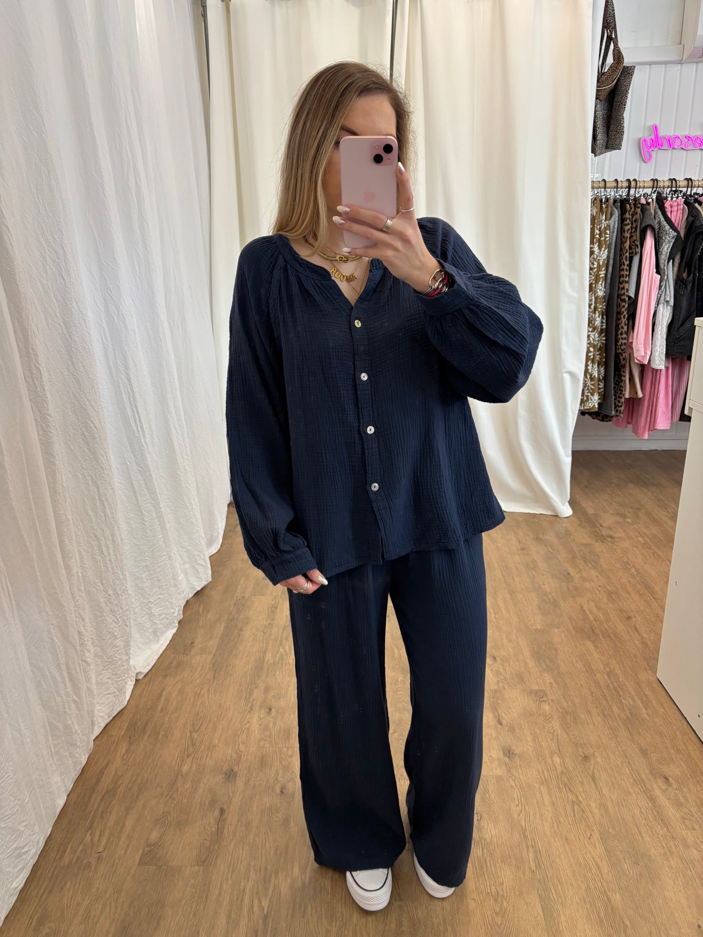 Blouse LYA Bleu marine