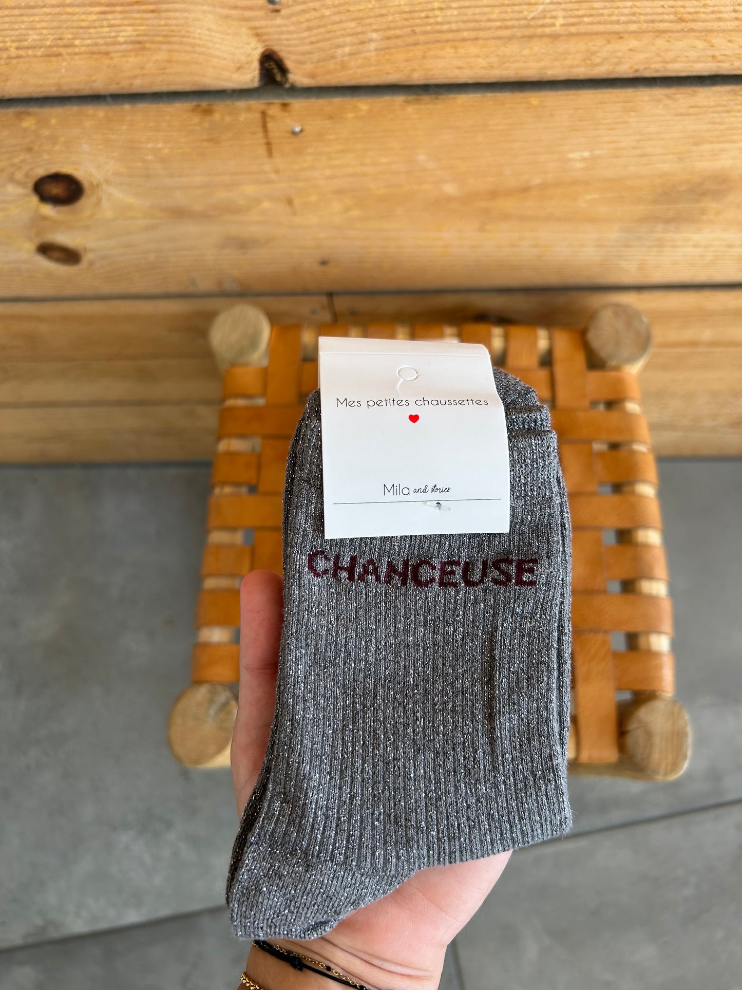 Chaussettes CHANCEUSE montantes