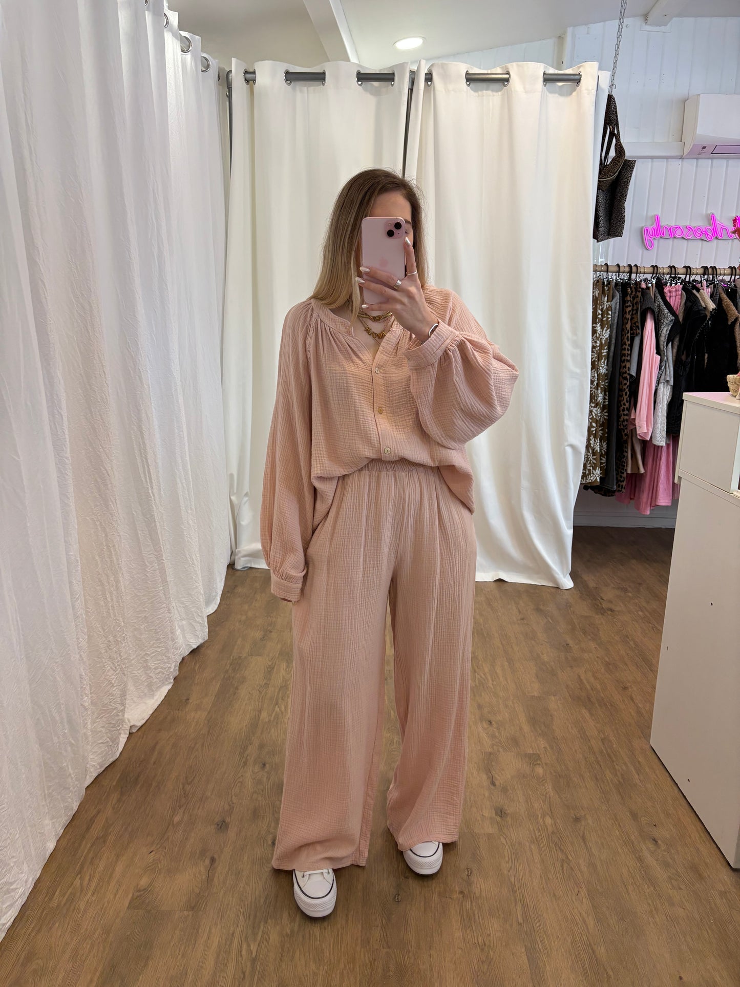 Pantalon LYA Rose clair