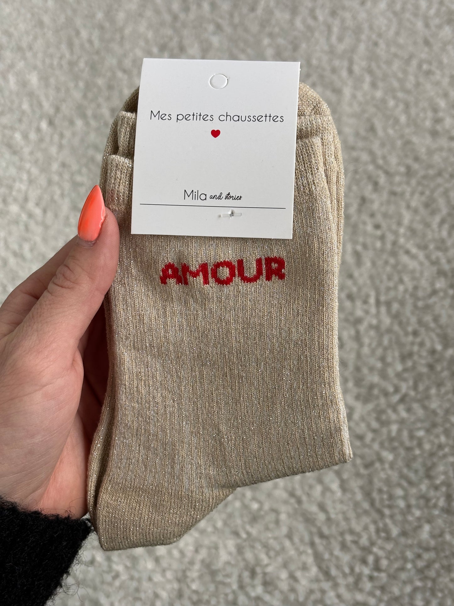 Chaussettes AMOUR montante
