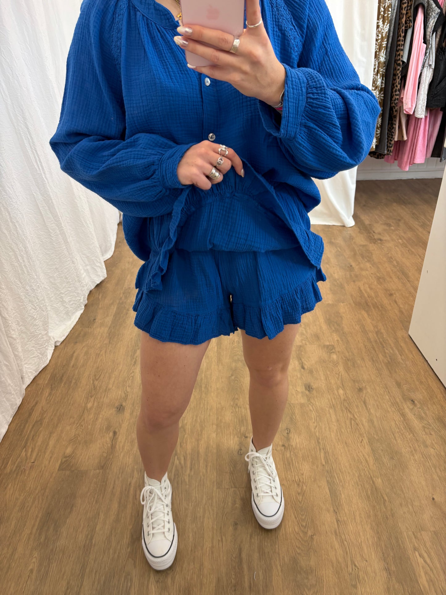 Short LYA Bleu électrique