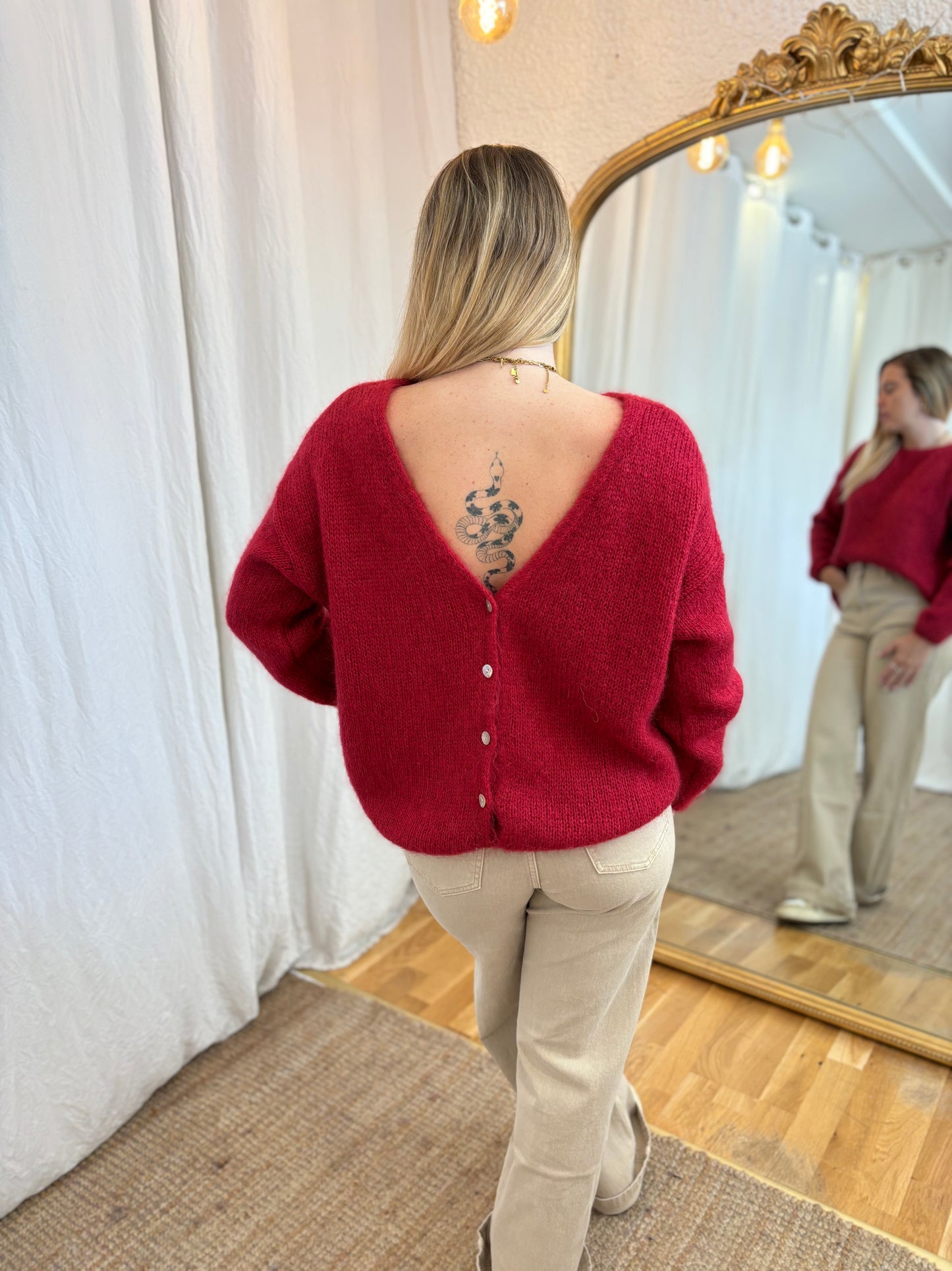 19 - Gilet LOU - Framboise 🧡