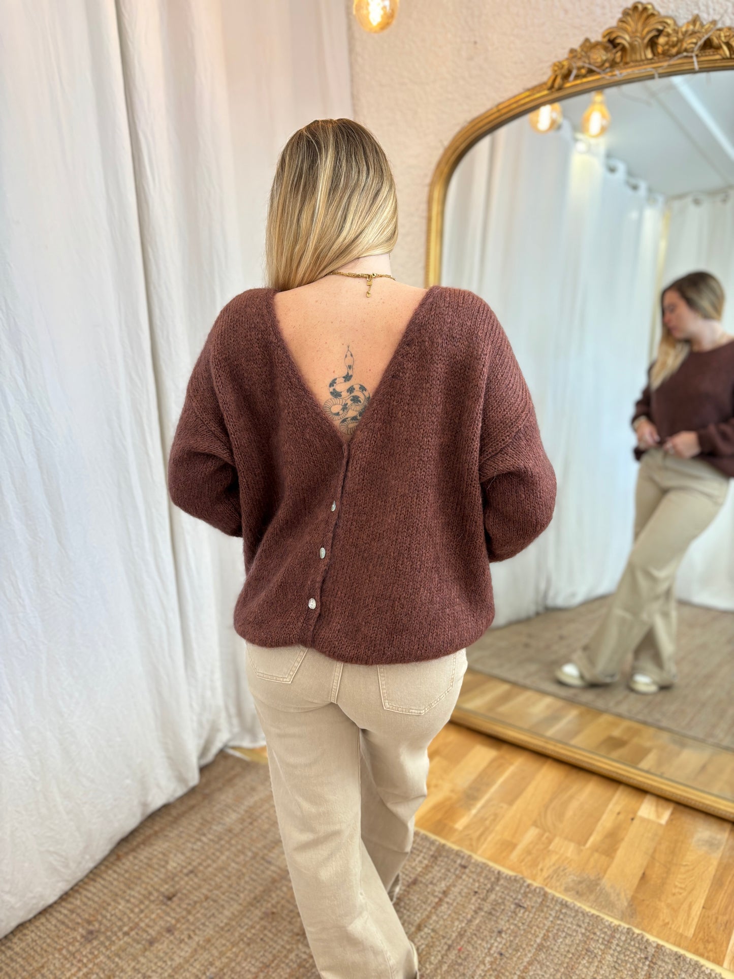 52 - Gilet LOU - Chocolat 🧡