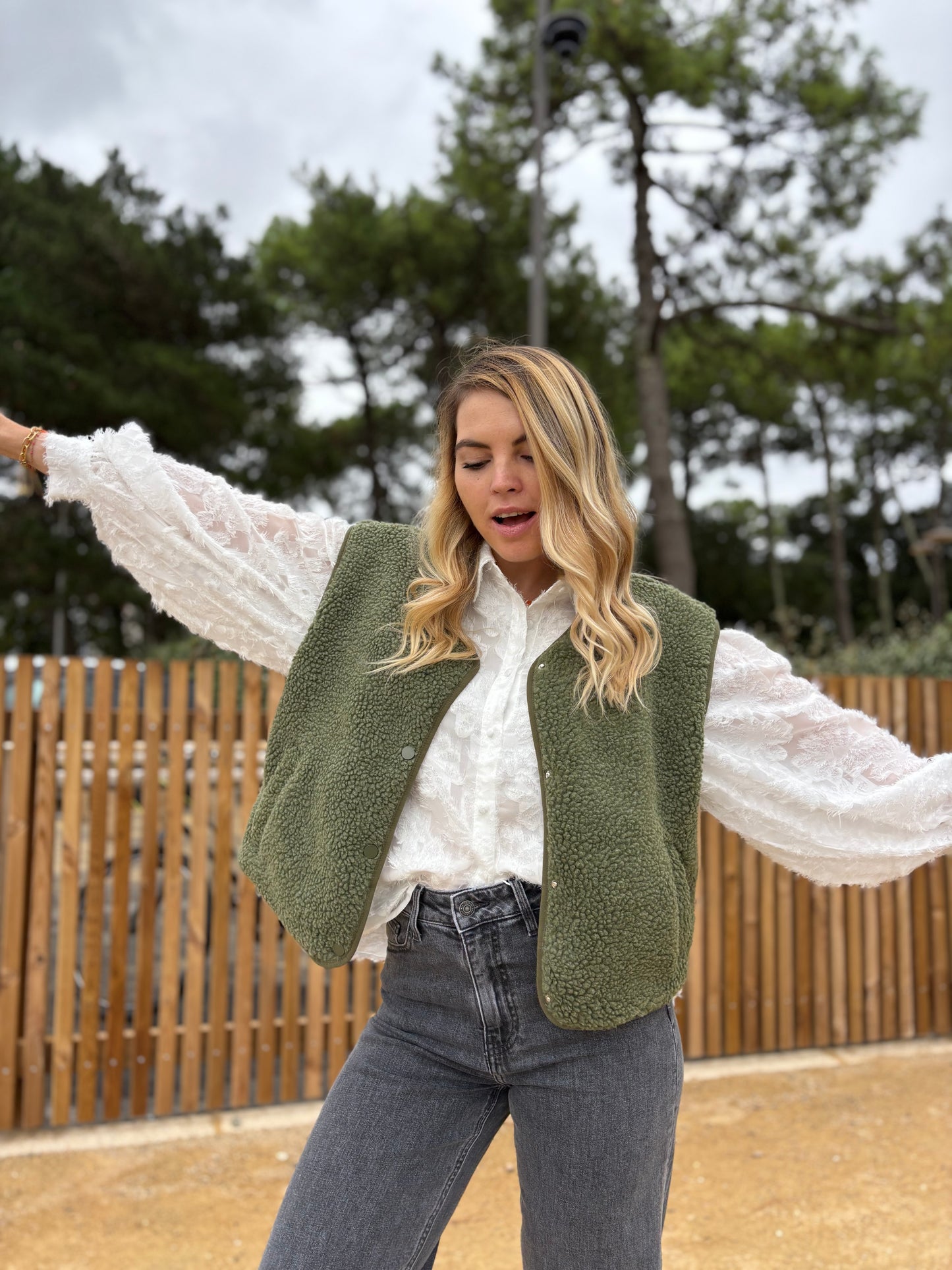 Veste sans manches ABY Kaki