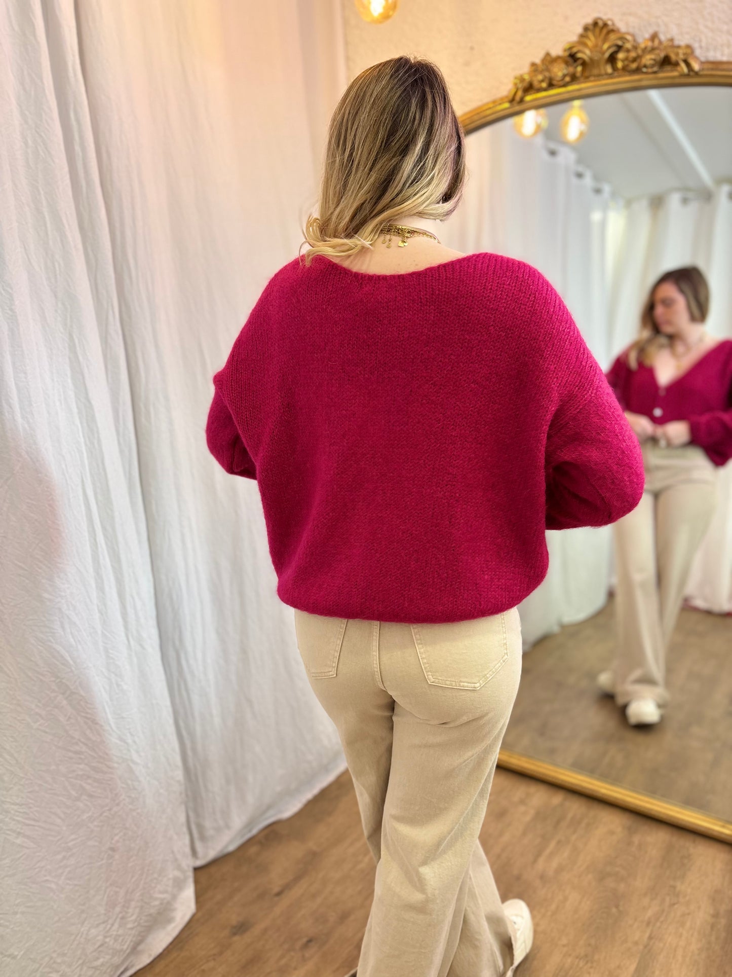 66 - Gilet LOU - Fuschia đ§Ą