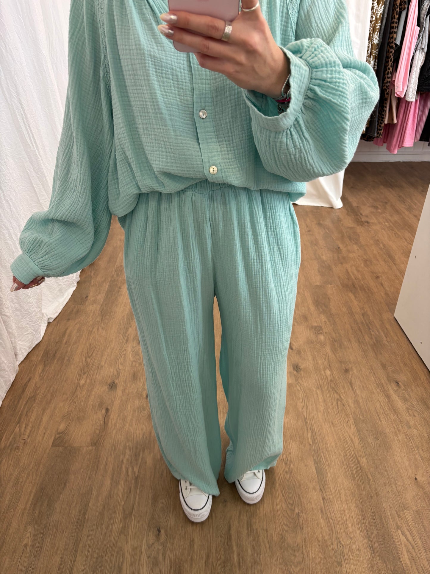 Pantalon LYA Vert d'eau