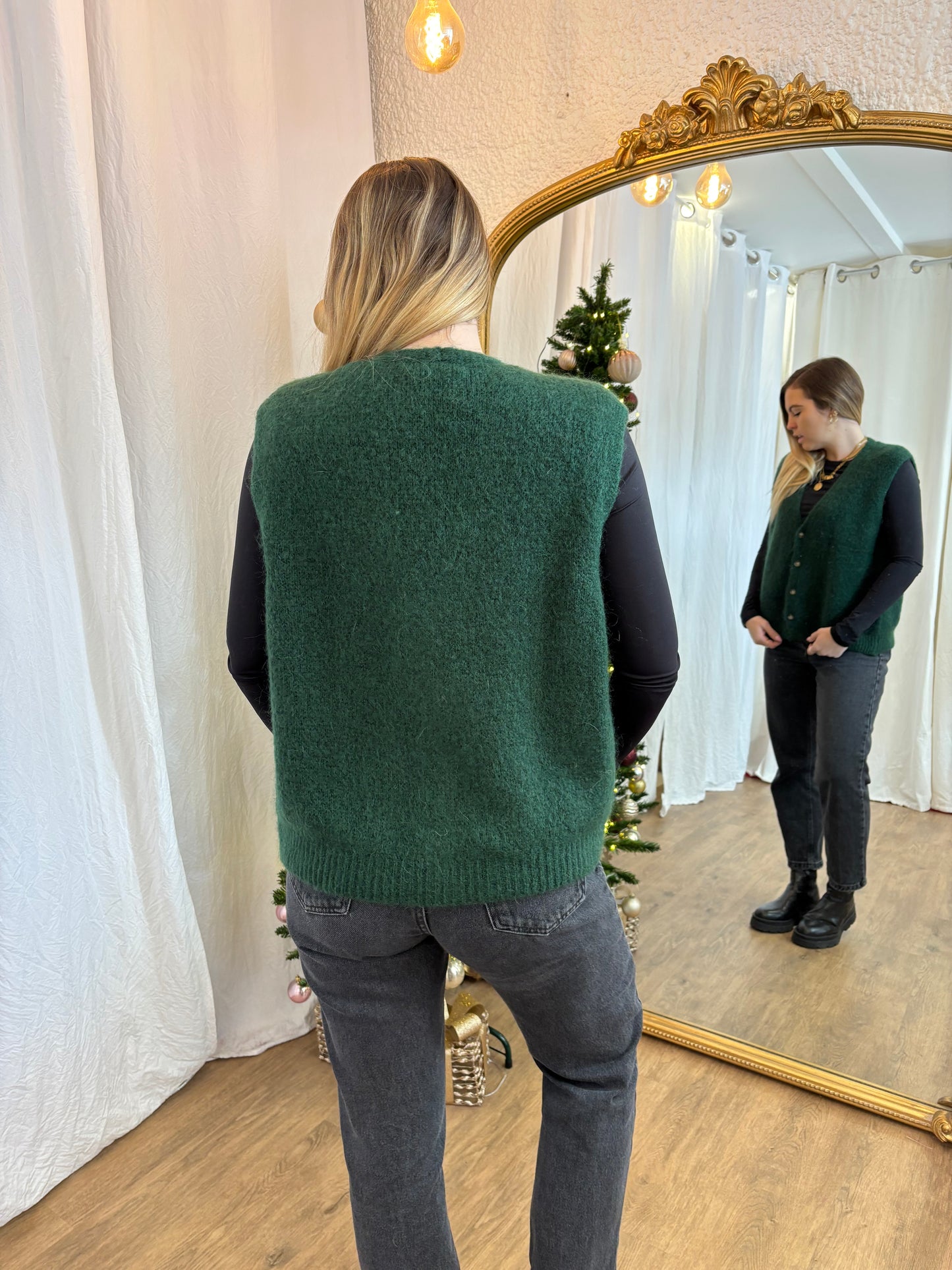 16 - Gilet TOM Vert sapin