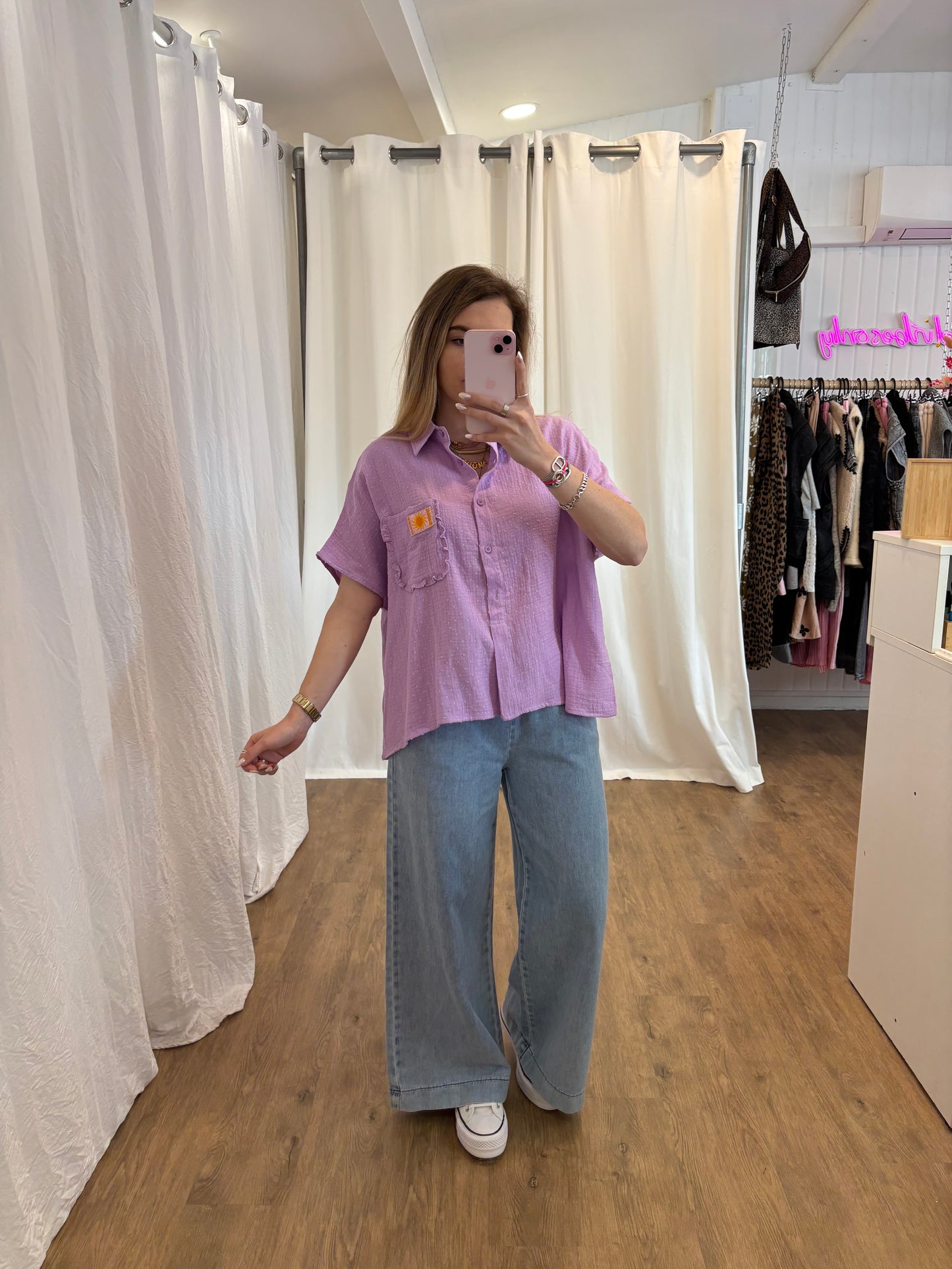 Chemise LOLA Lilas
