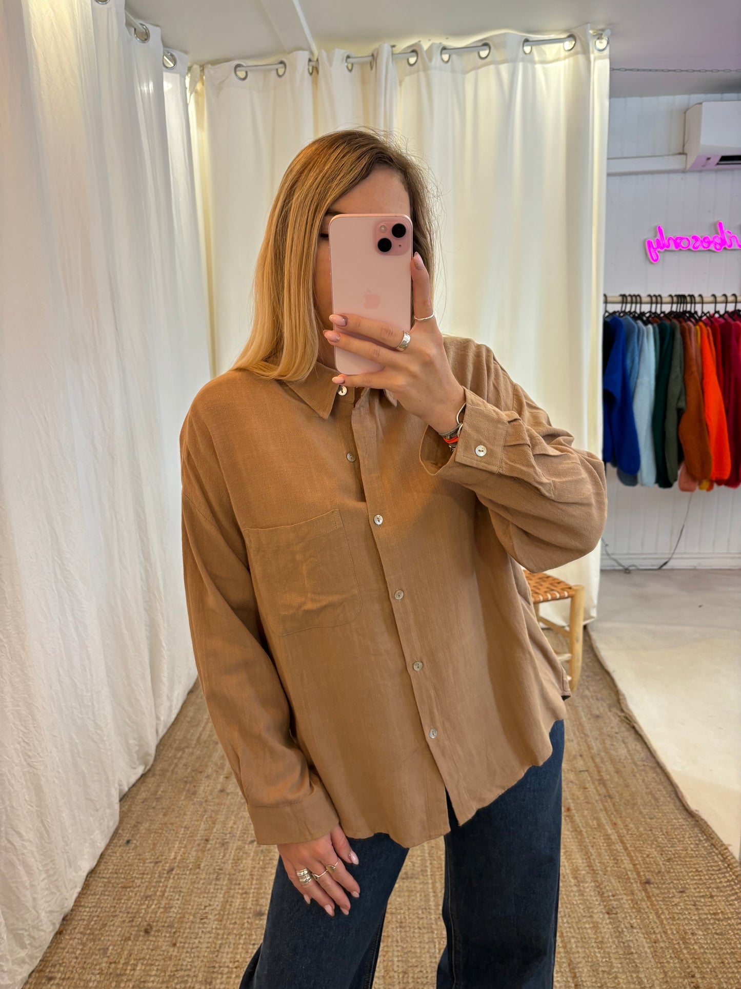 Chemise GABRIELA Camel