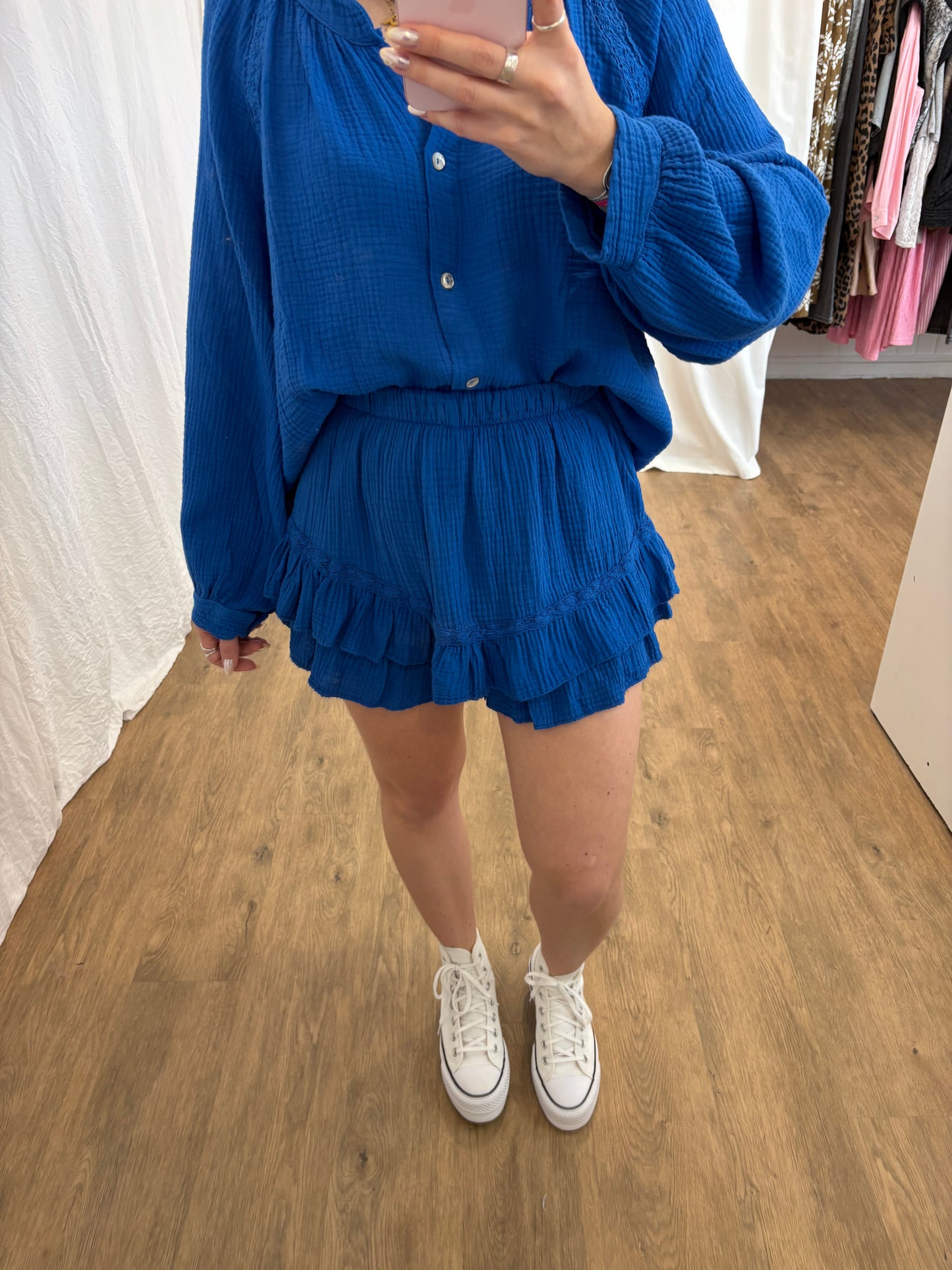 Short LYA Bleu électrique