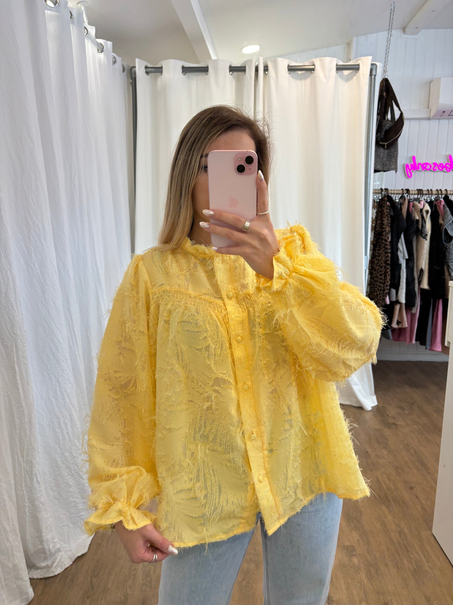 Chemise AINA Jaune
