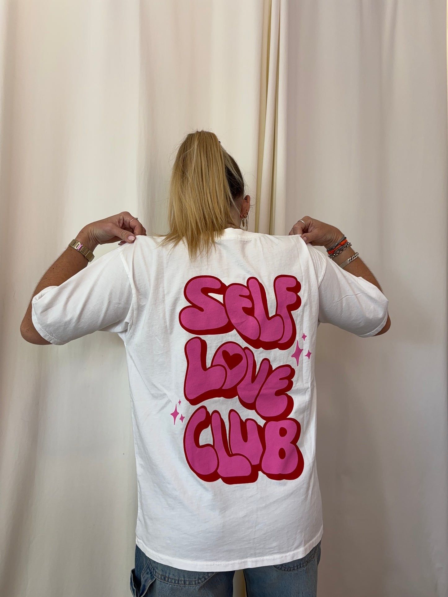 T-shirt SELF LOVE Blanc