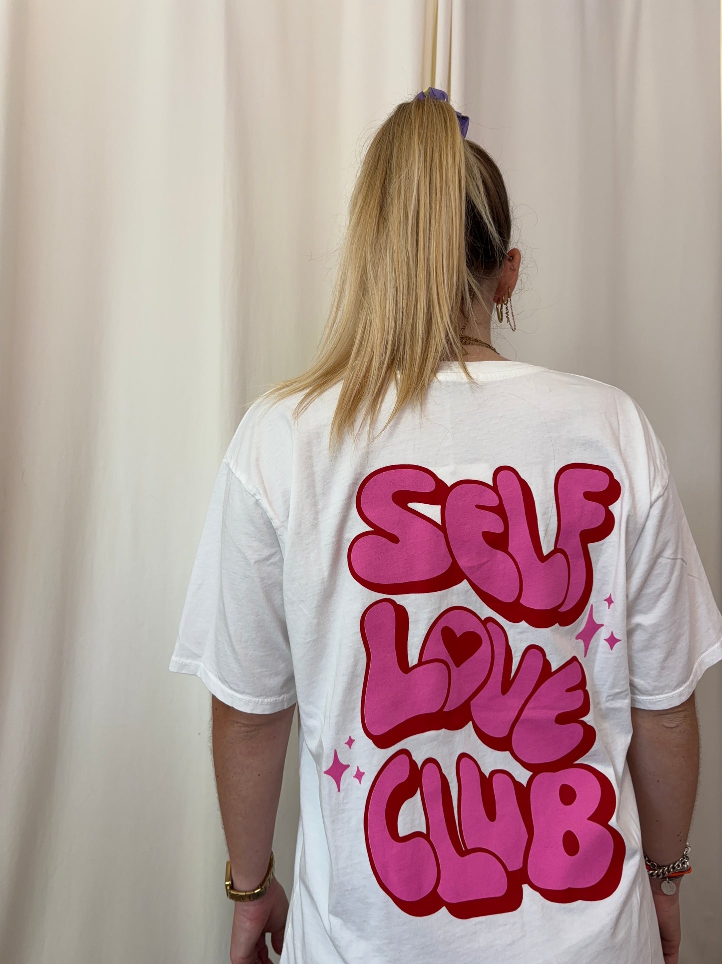 T-shirt SELF LOVE Blanc