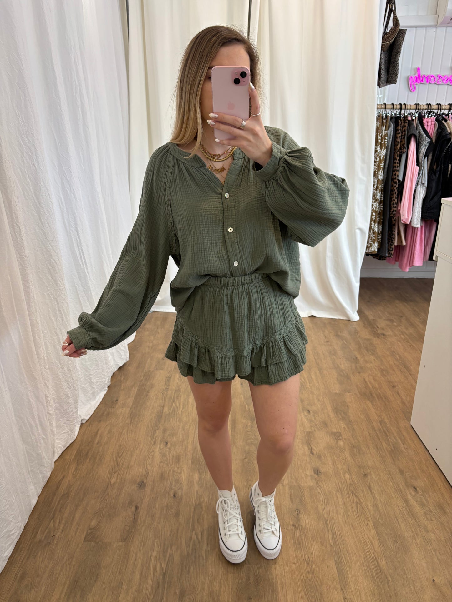 Blouse LYA Kaki