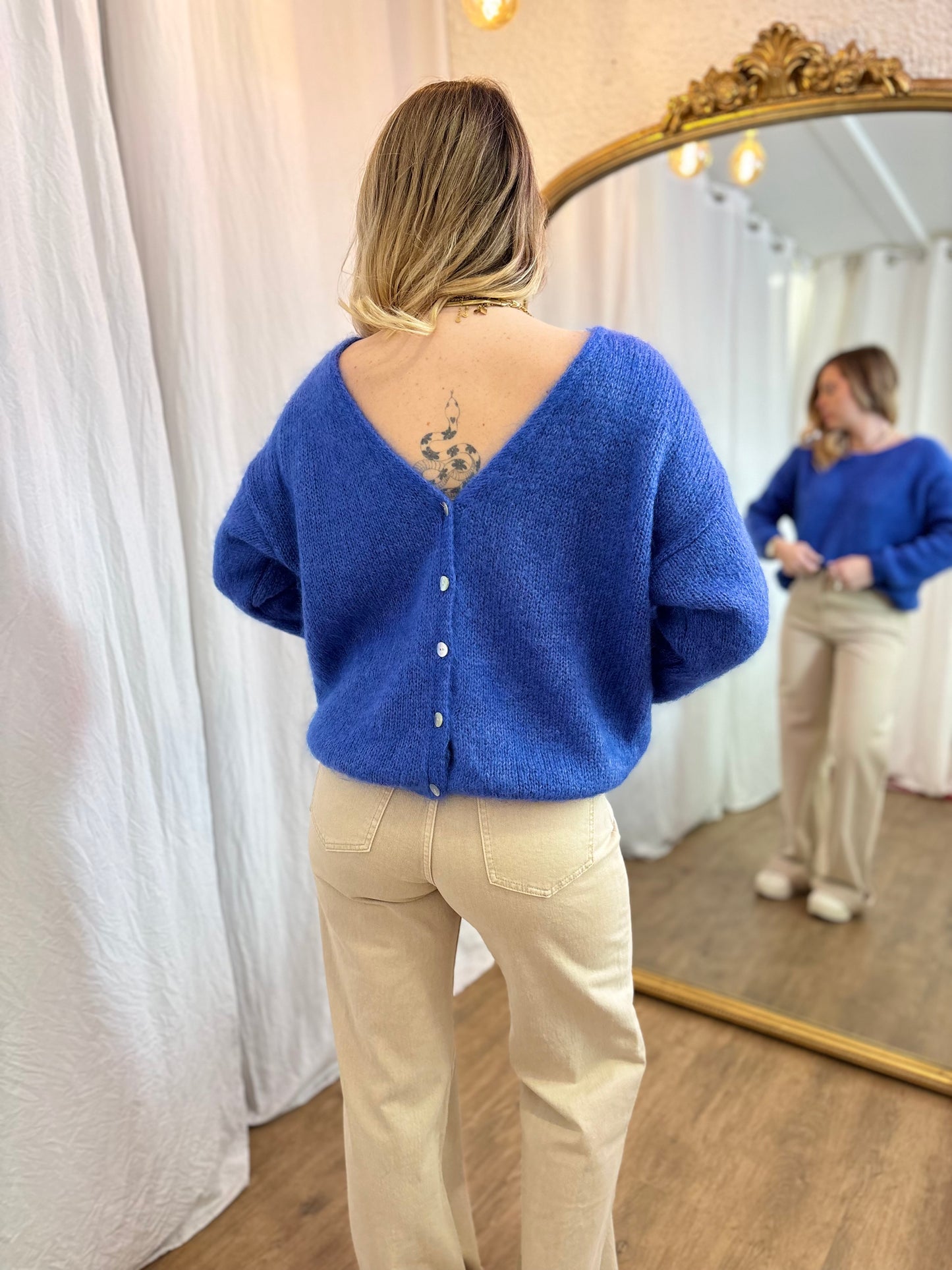 65 - Gilet LOU - Bleu profond 🧡