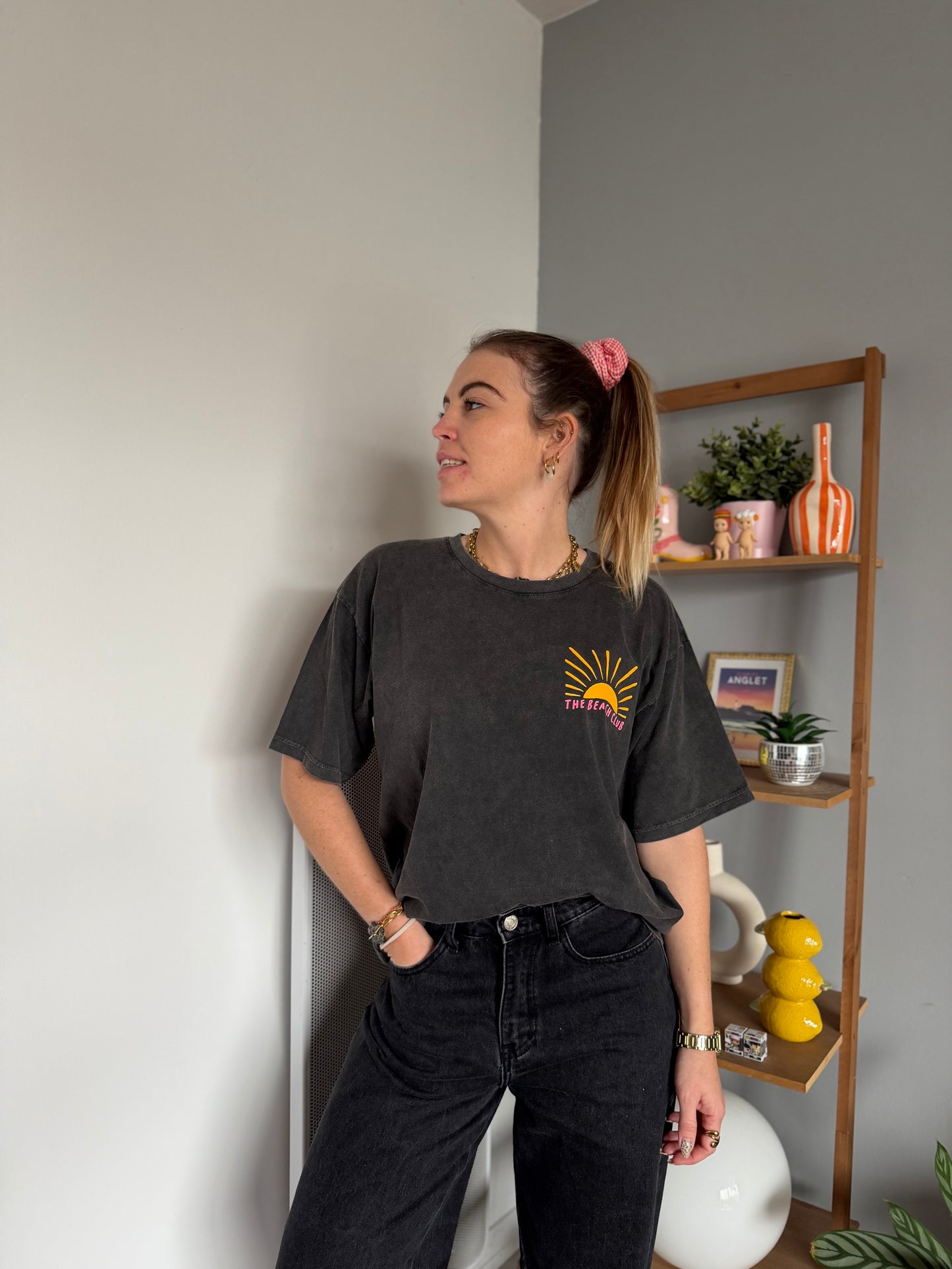 T-shirt THE BEACH CLUB Noir