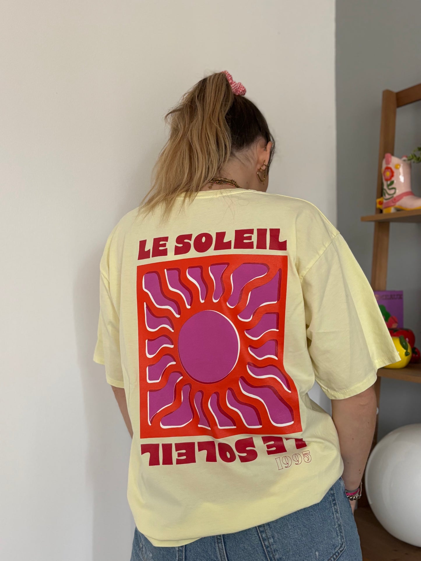 T-shirt SOLEIL Jaune