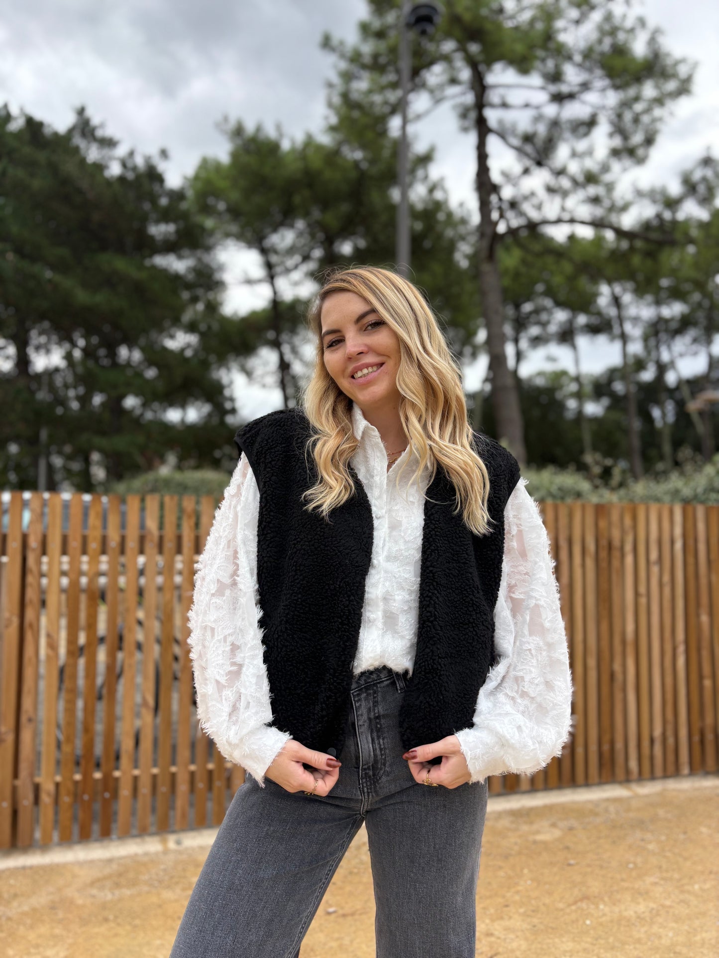 Veste sans manches ABY Noir