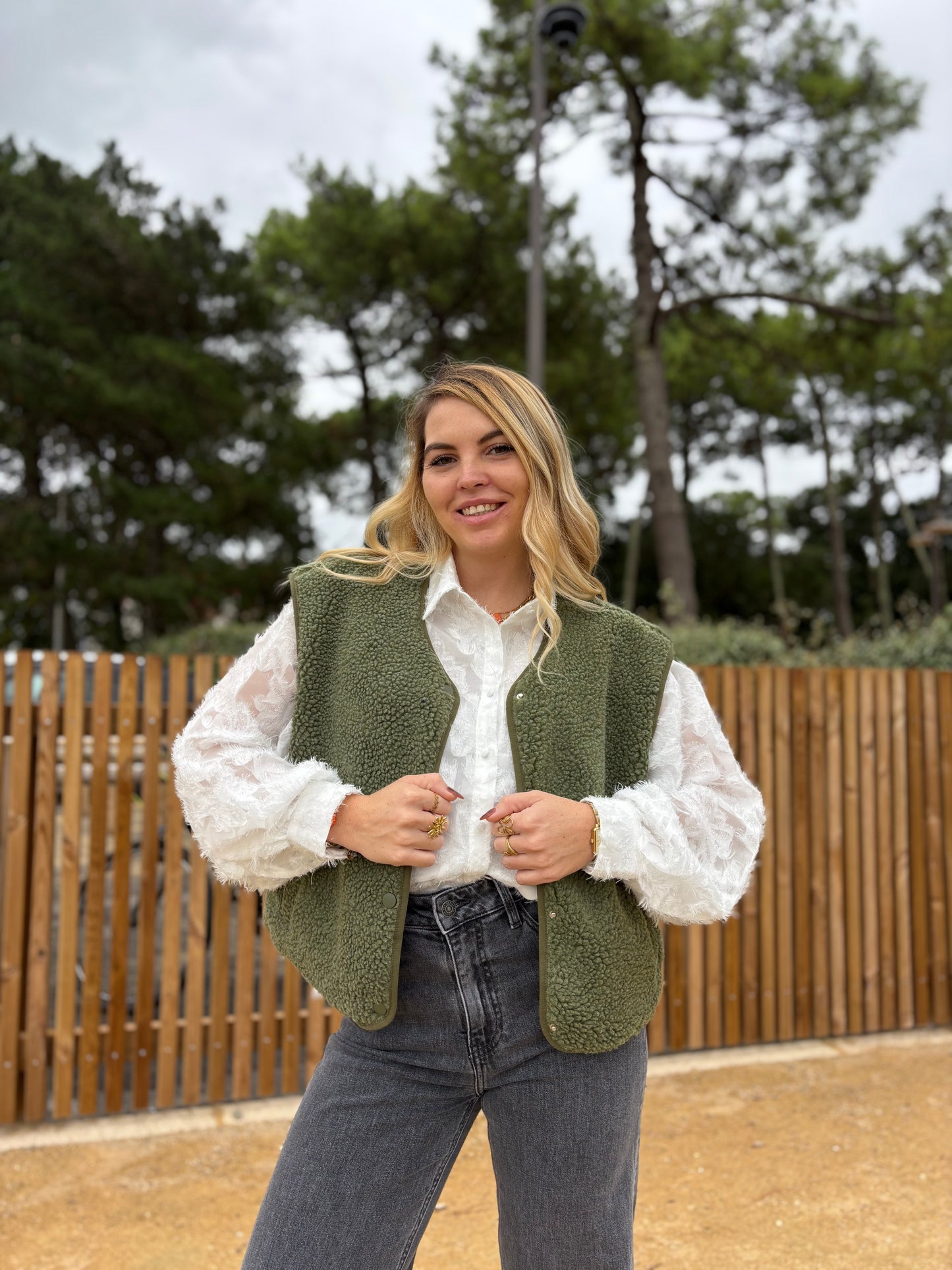 Veste sans manches ABY Kaki