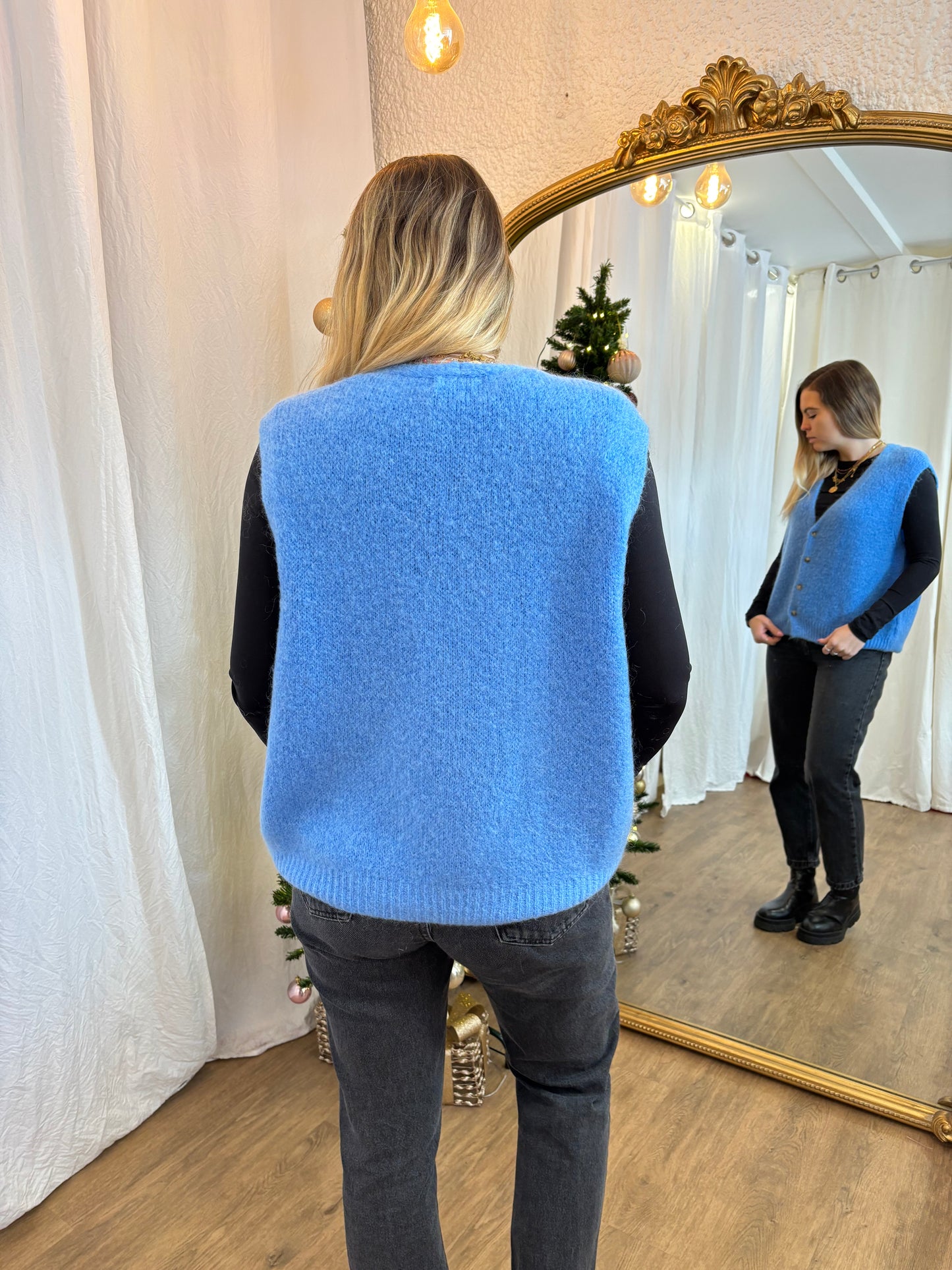 3 - Gilet TOM Bleu jean