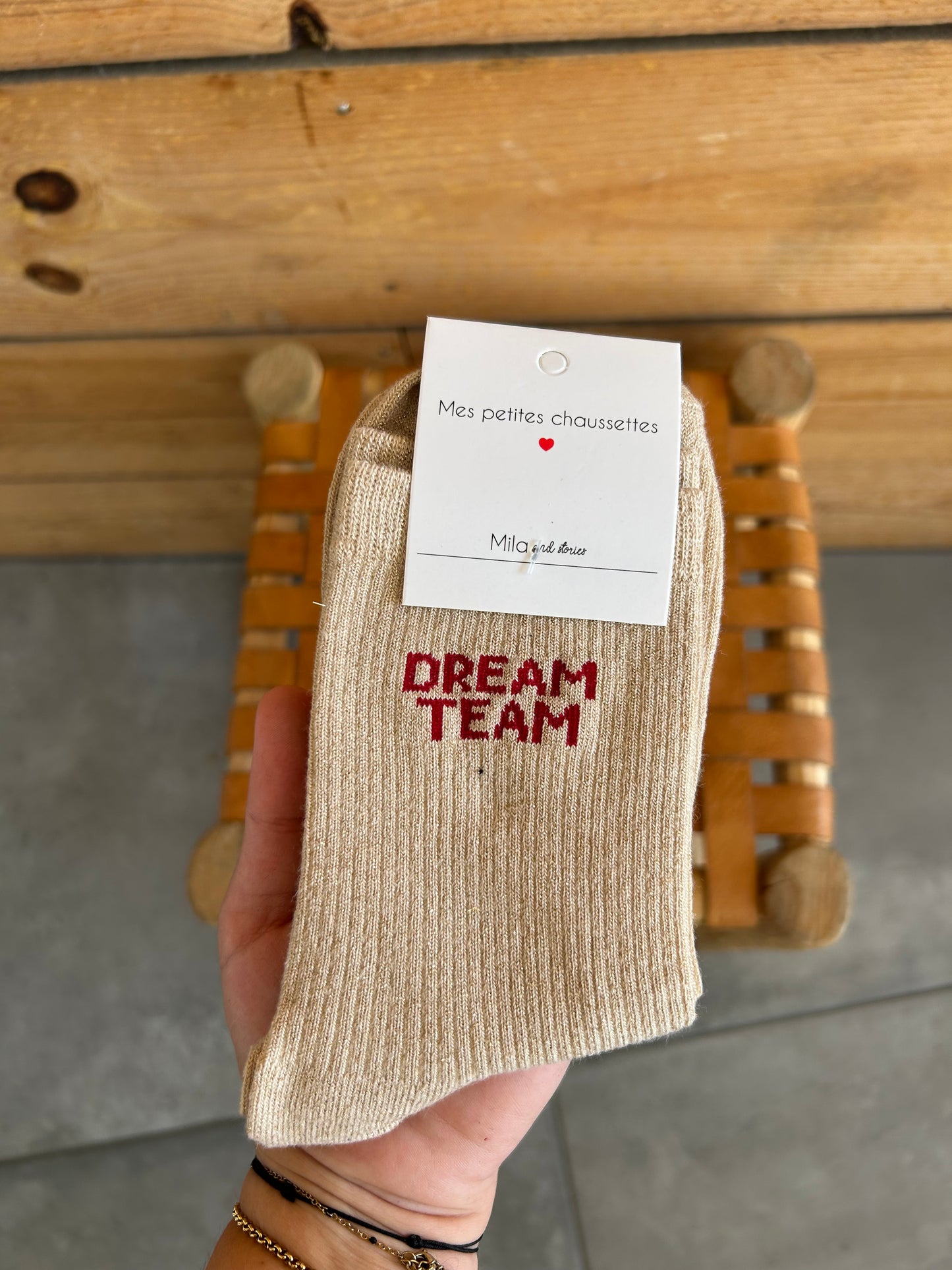 Chaussettes DREAM TEAM montantes