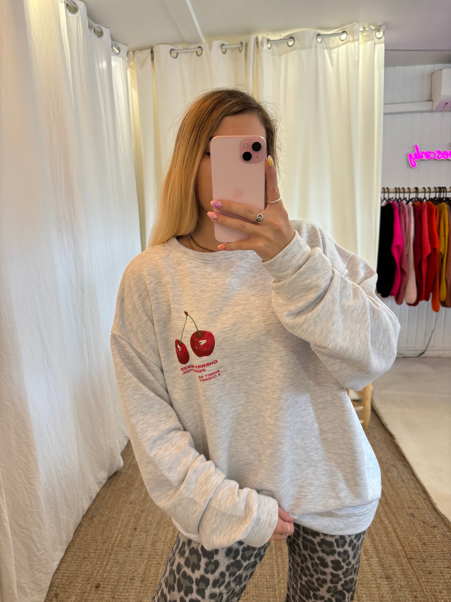 Sweat CERISE maxi oversize