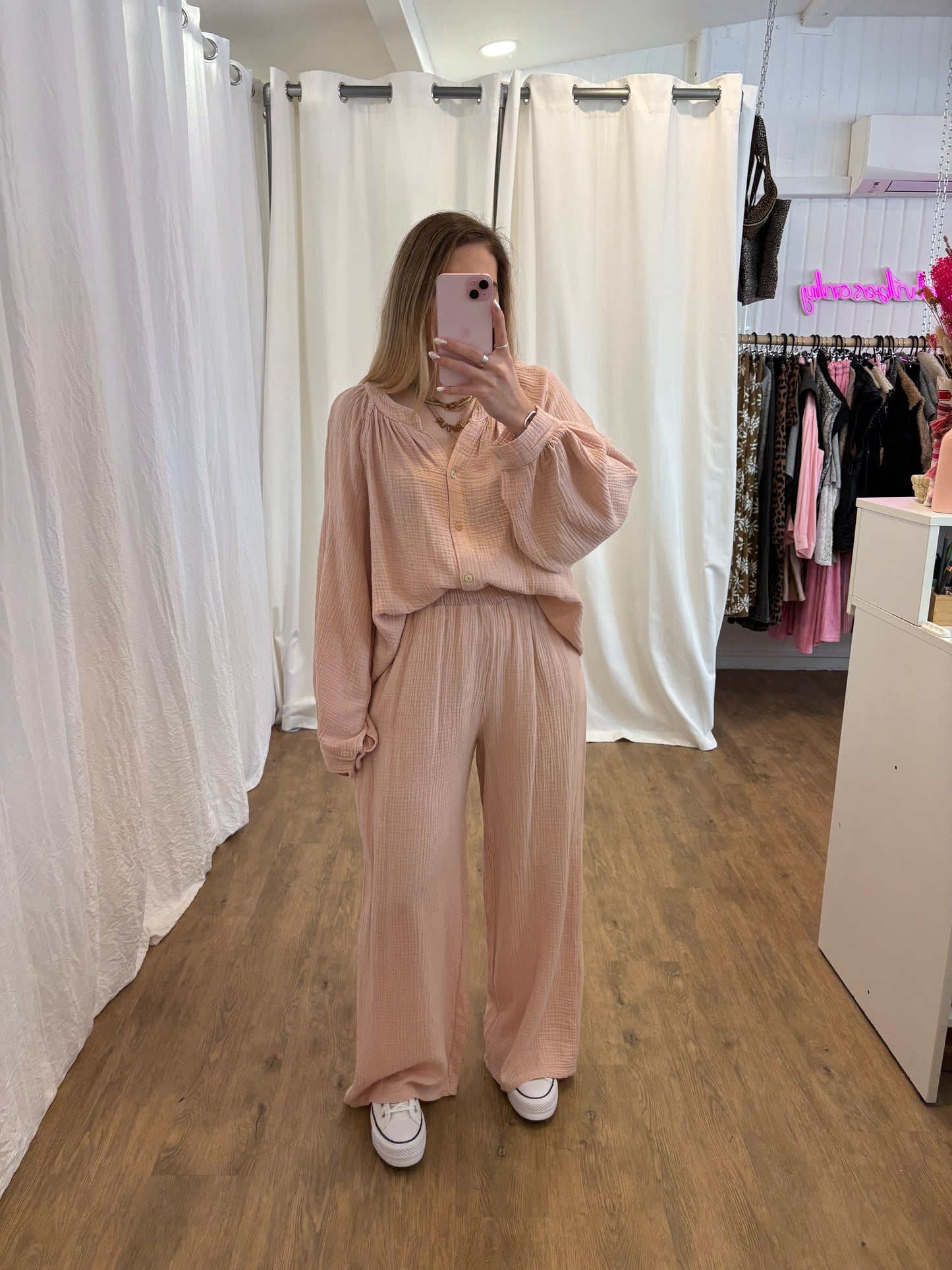 Blouse LYA Rose clair