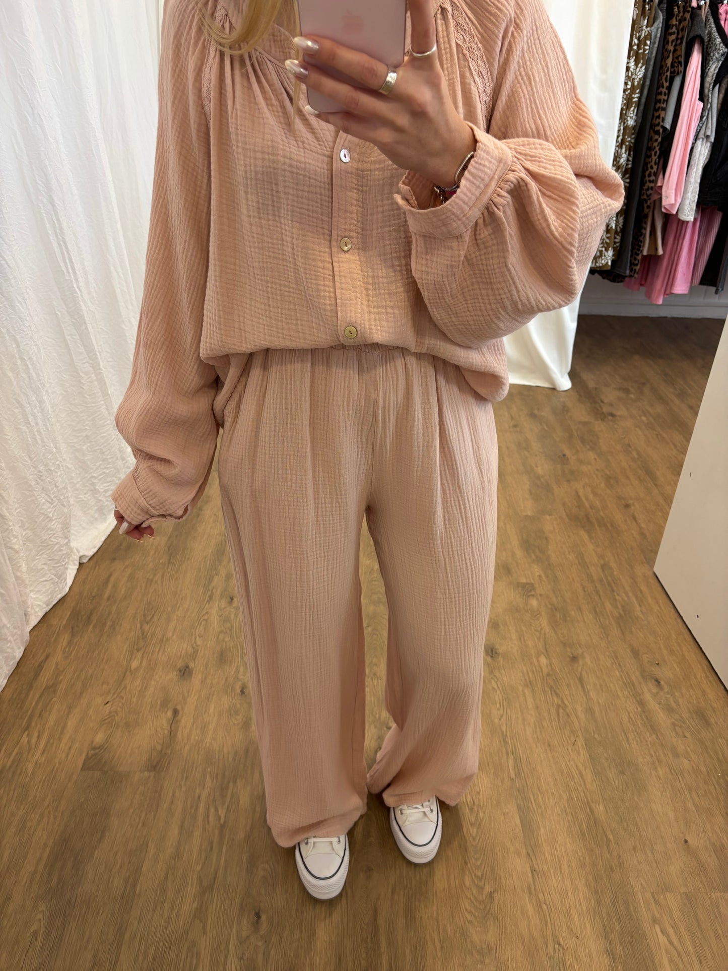 Pantalon LYA Rose clair