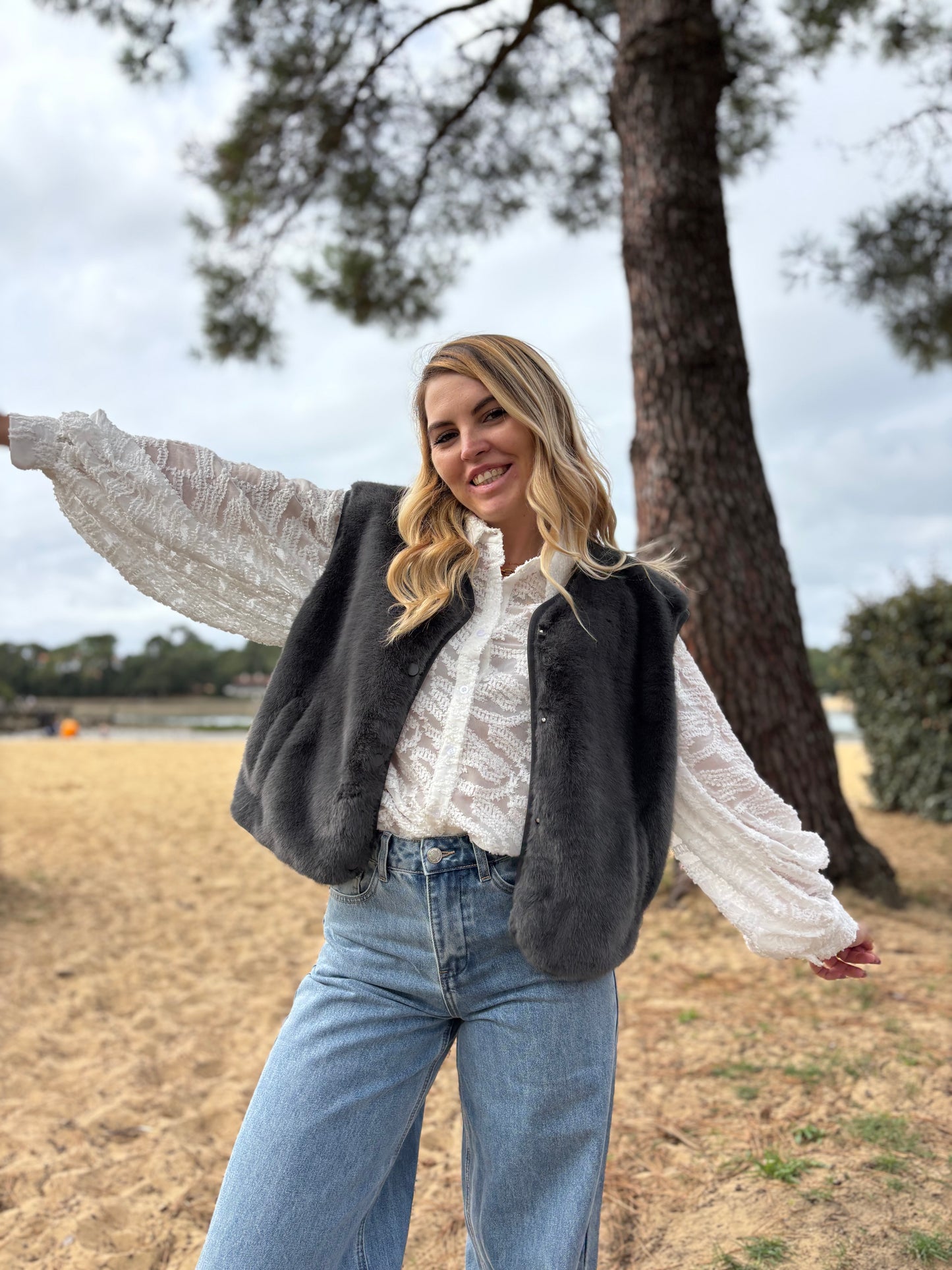 Veste sans manches MYO Gris foncé