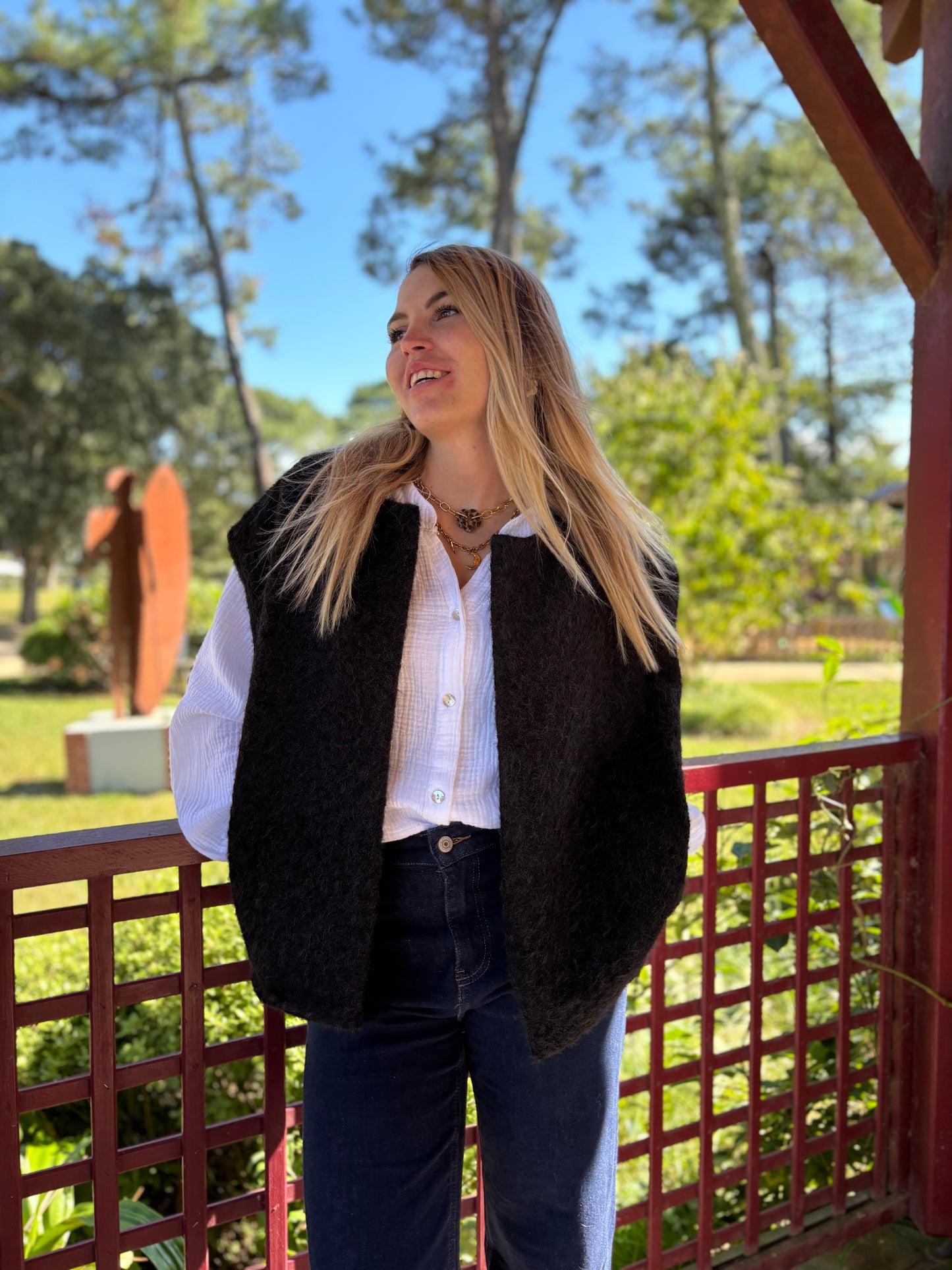 Veste sans manches LILI Noire