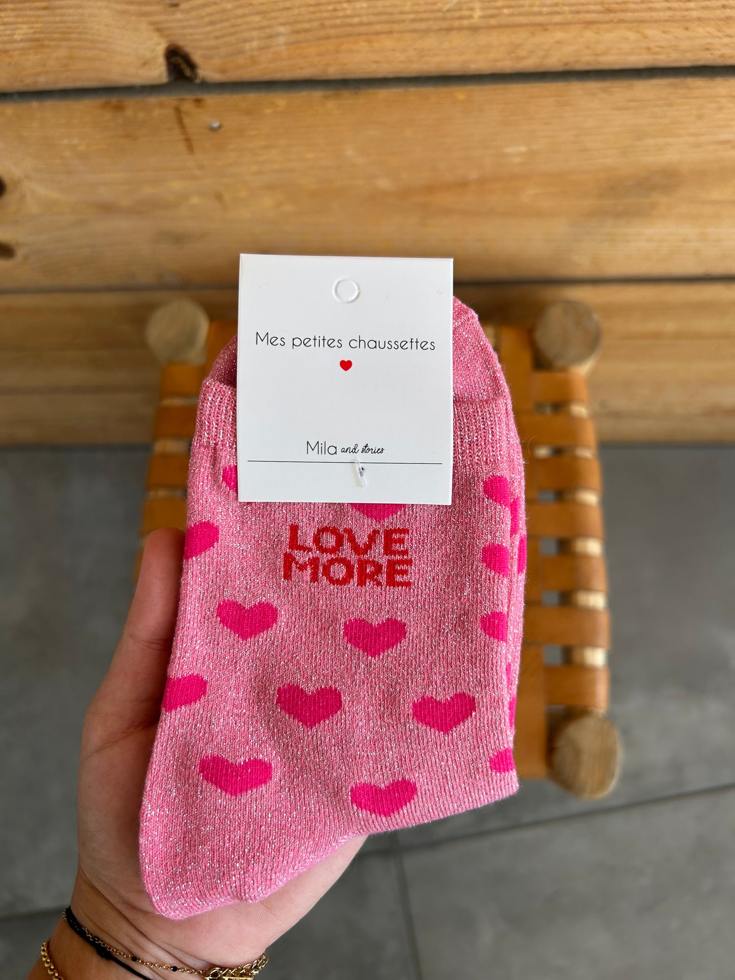 Chaussettes LOVE MORE montantes