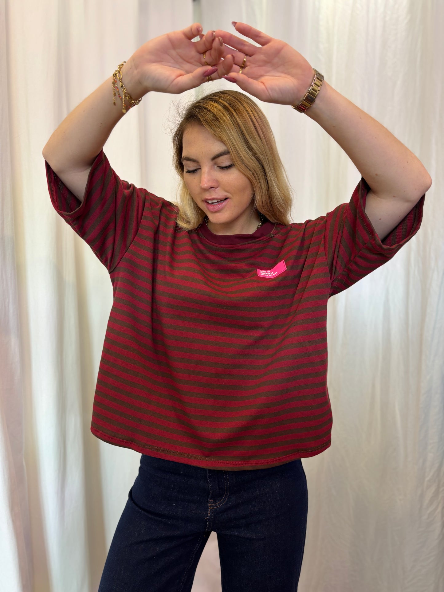 T-shirt marinière YOURSELF - 7 couleurs