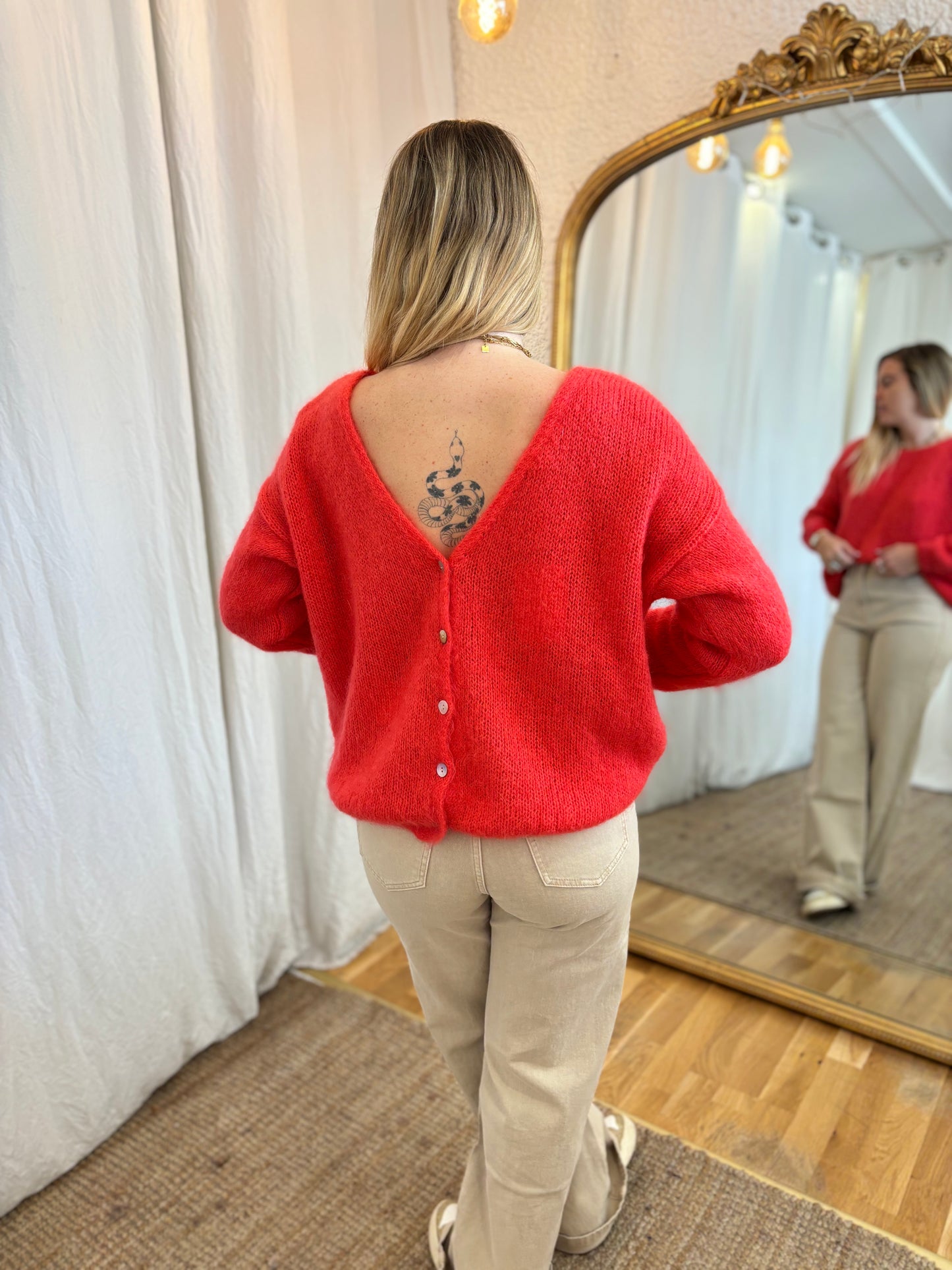 9 - Gilet LOU - Corail 🧡