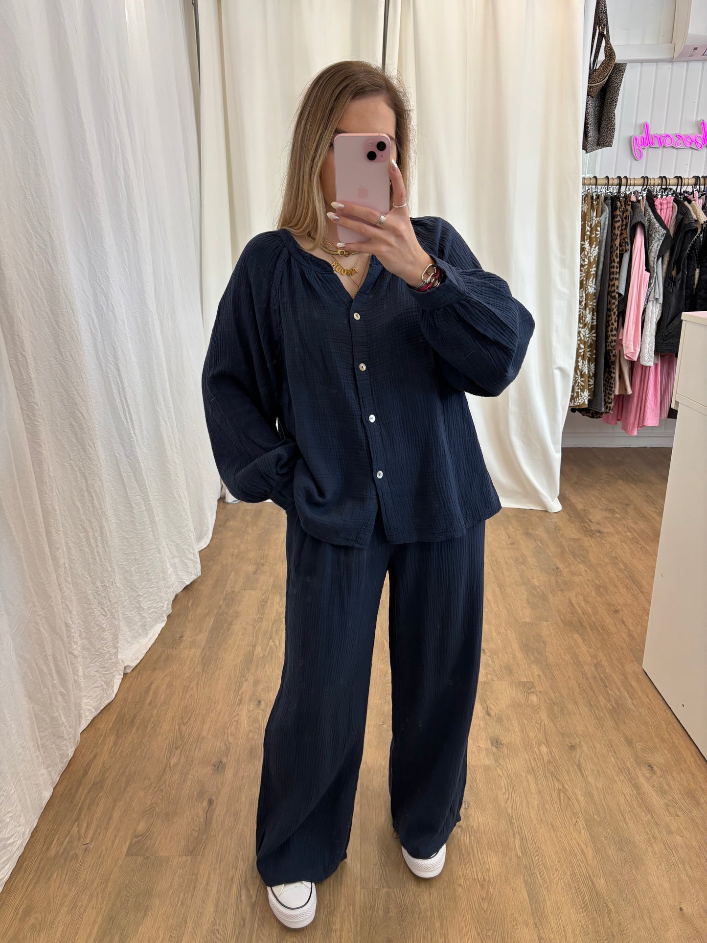 Pantalon LYA Bleu marine