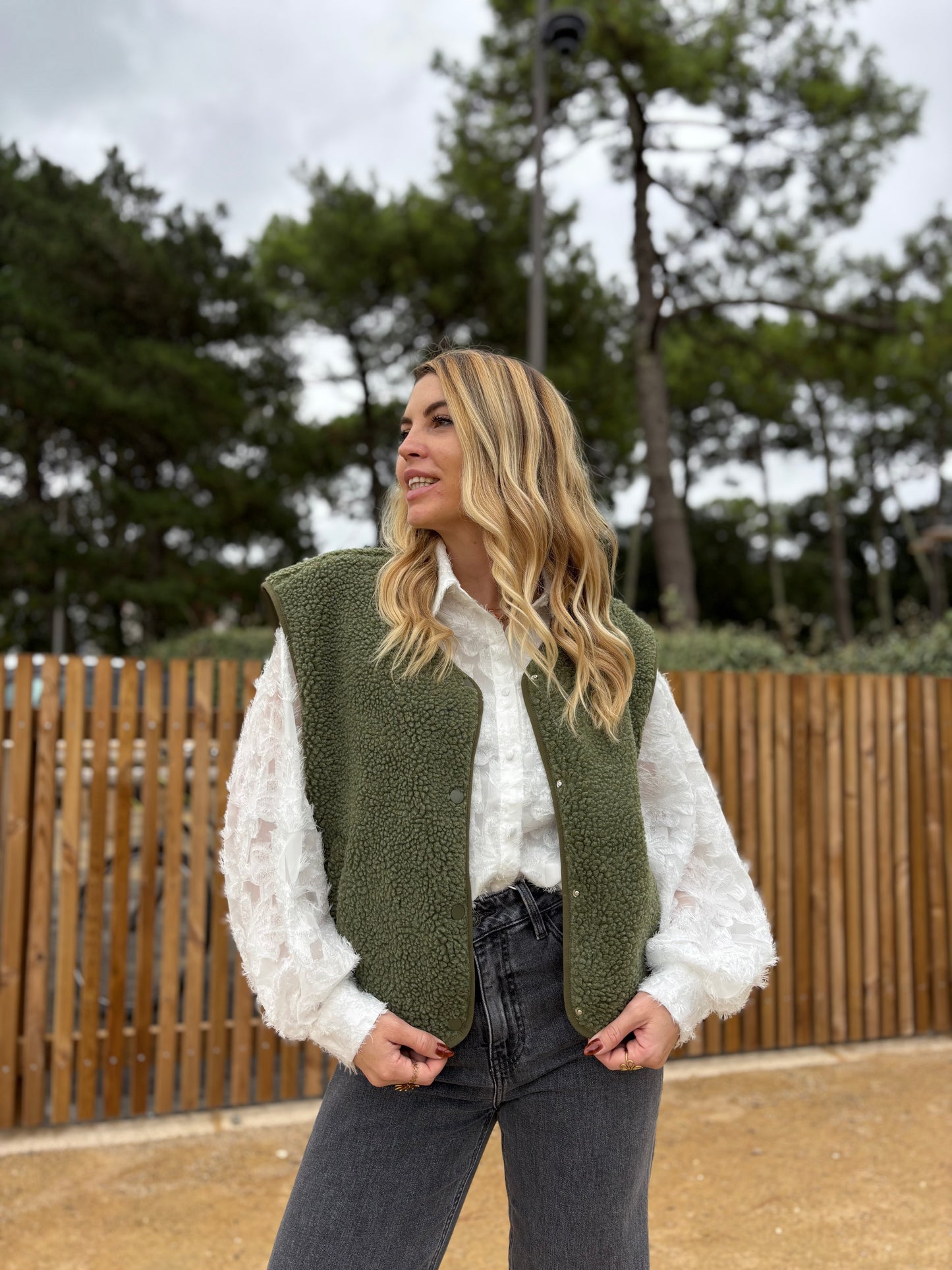 Veste sans manches ABY Kaki