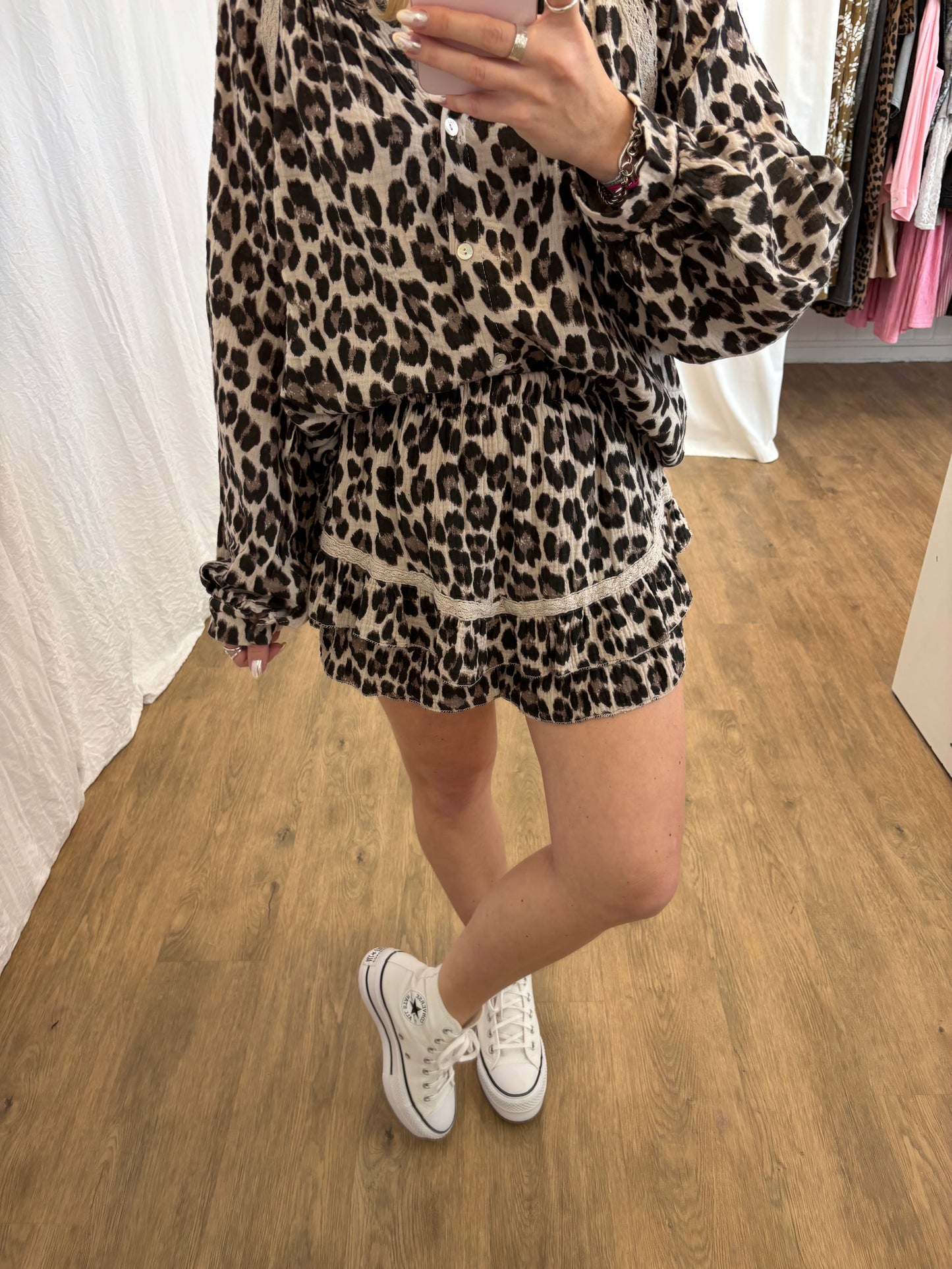 Short LYA Léopard beige