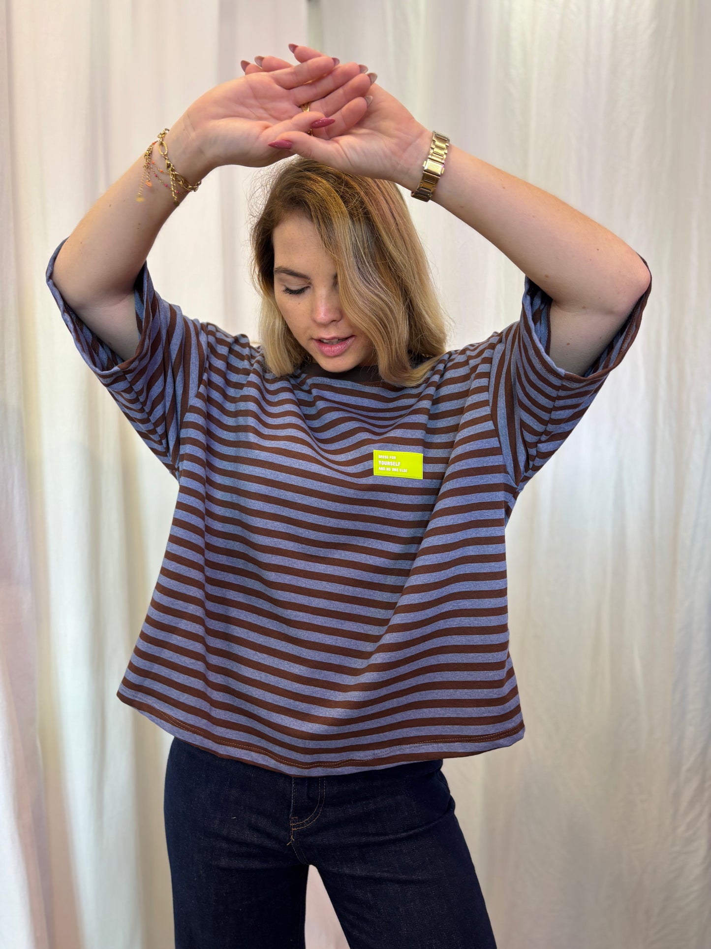 T-shirt marinière YOURSELF - 7 couleurs