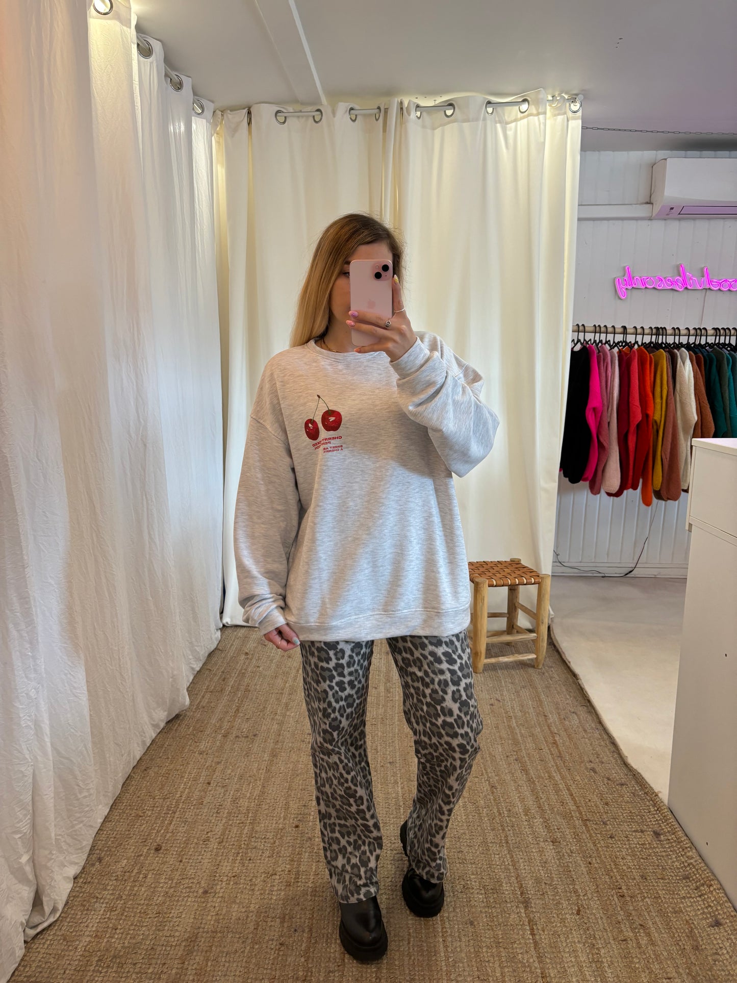 Sweat CERISE maxi oversize