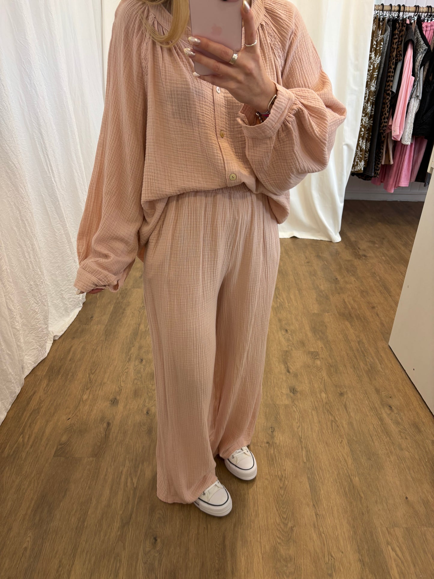Pantalon LYA Rose clair