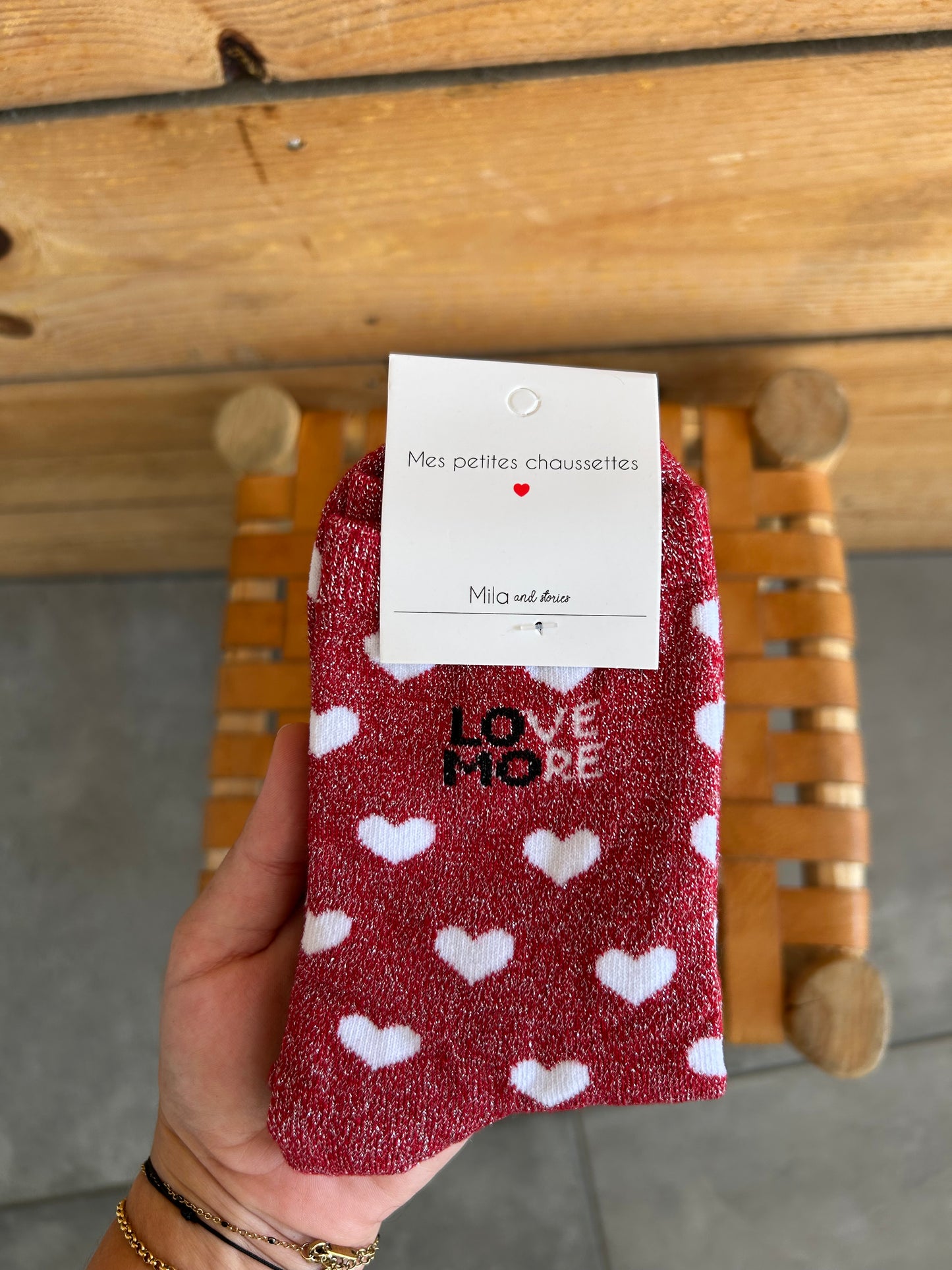 Chaussettes LOVE MORE montantes